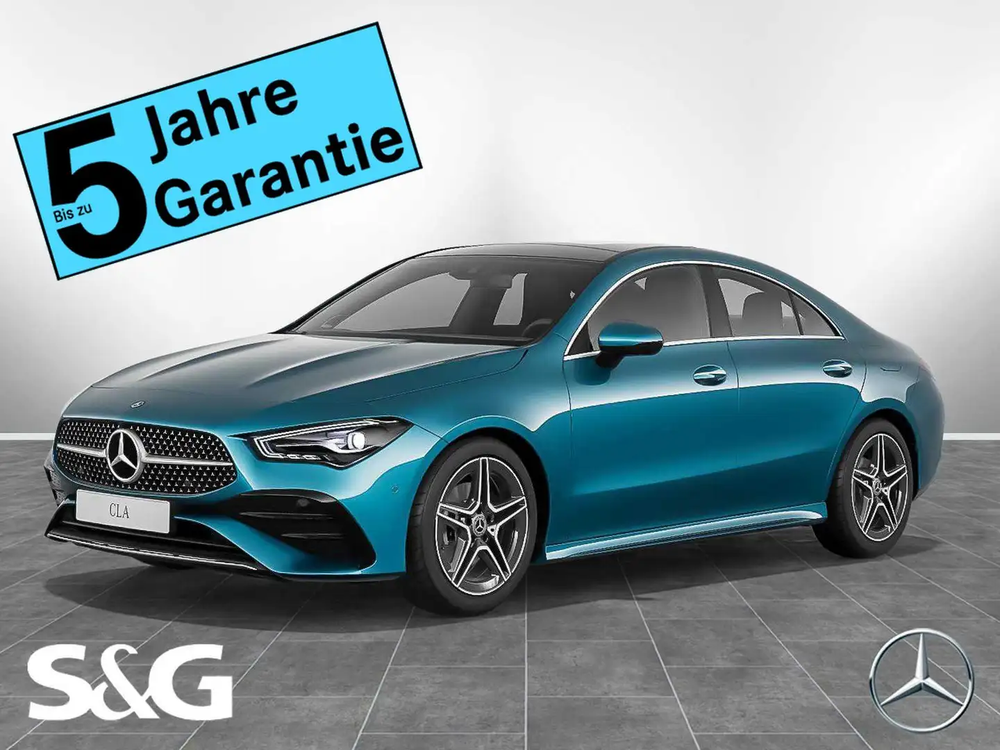 Mercedes-Benz CLA 180 Coupé AMG MBUX+360°+Pano+LED+Fahrass+19" plava - 1