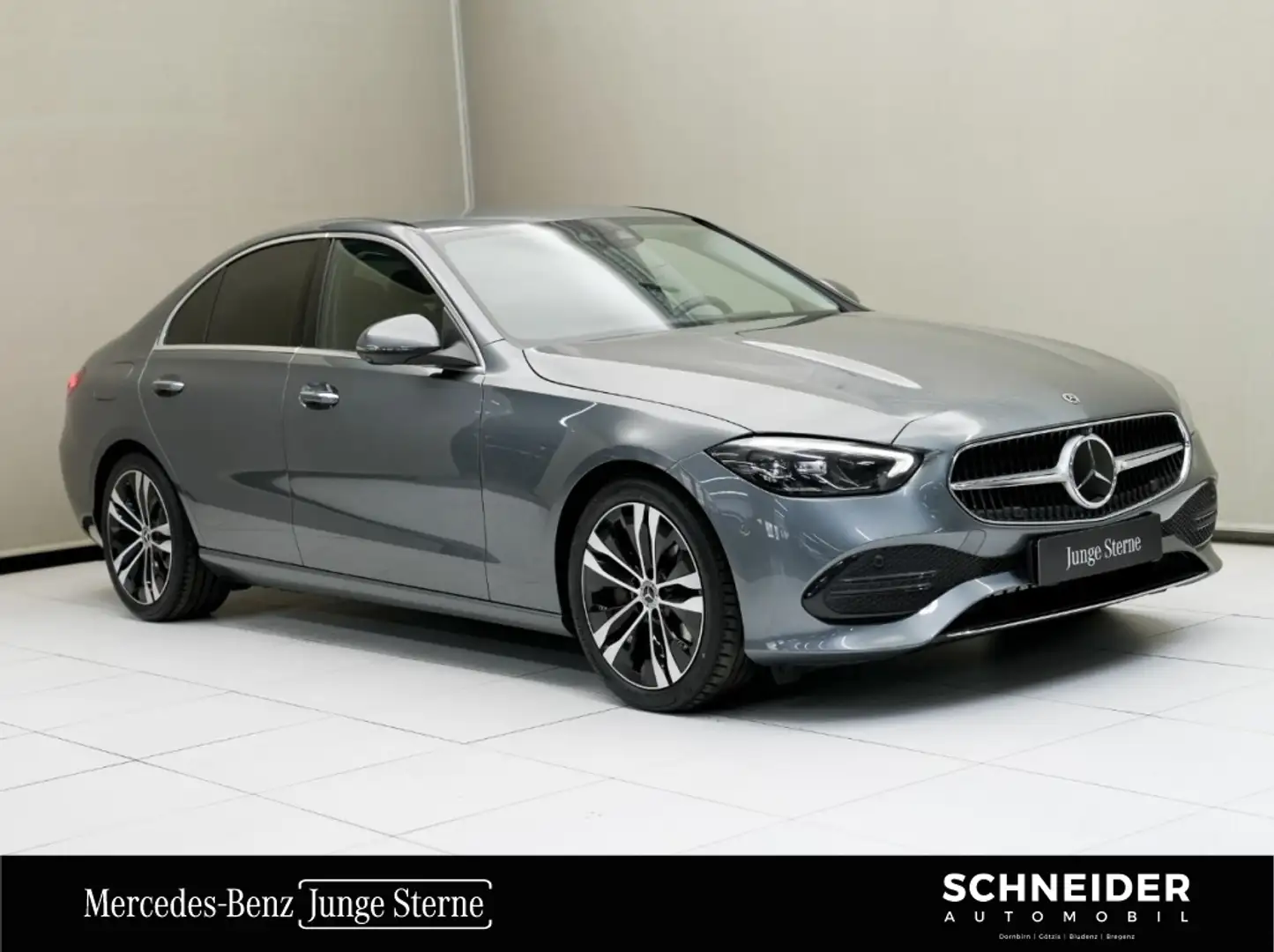 Mercedes-Benz C 200 d ACC Navi LM ParkAss. elSitz SpurH 360 Grau - 1