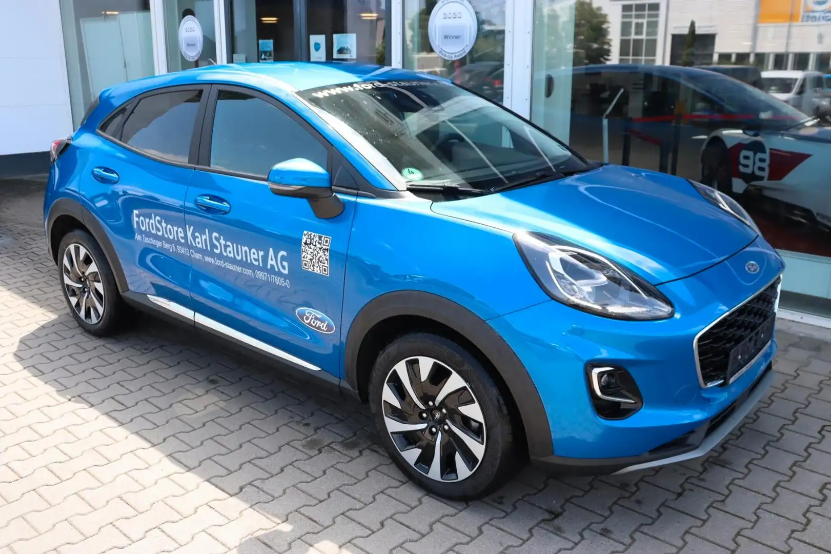 Ford Puma Titanium 1.0EcoB. Navi selektiver Modus AHK Blauw - 2