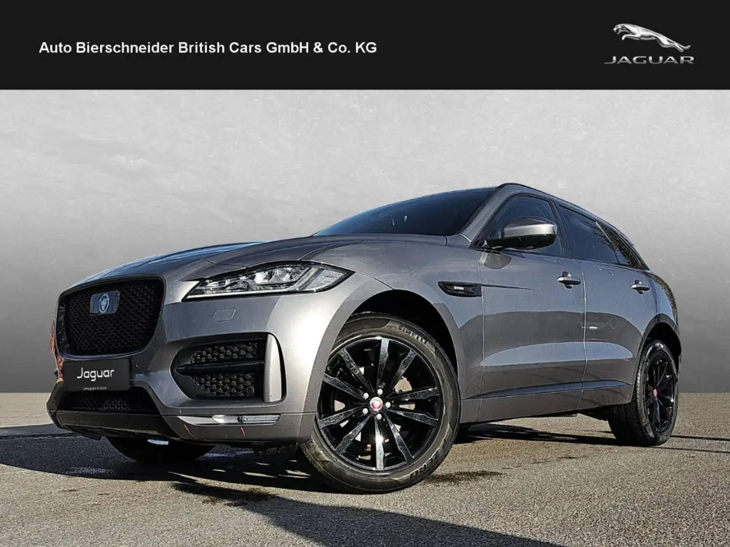 Jaguar F-Pace 20d AWD R-Sport ACC LED 20 MERIDIAN LEDER Gris - 1