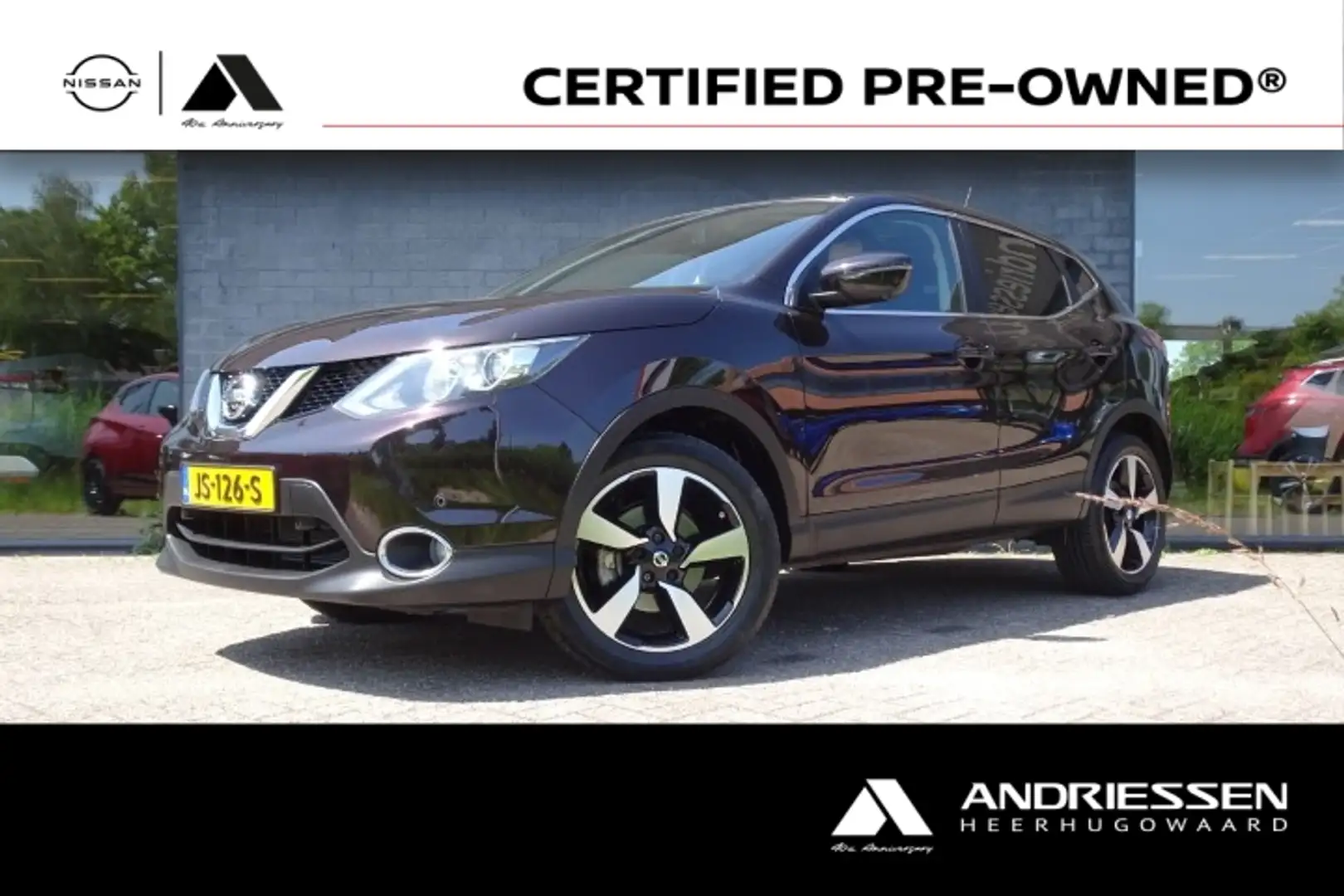 Nissan Qashqai 1.2 115pk DIG-T N-Connecta | N.A.P. | Paars - 1