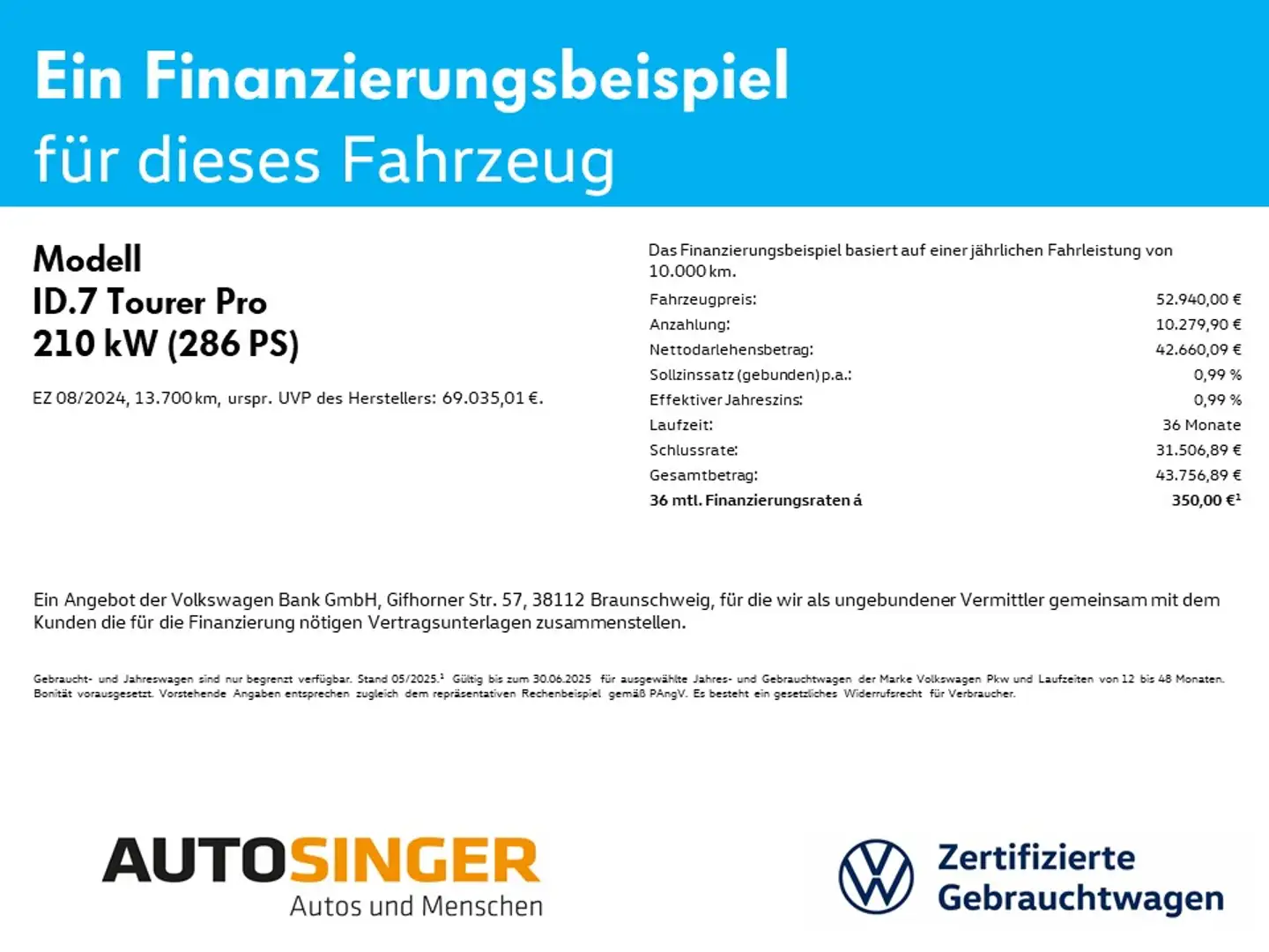 Volkswagen ID.7 Tourer Pro *NAV*AHK*ACC*AREA*HD-UP*MASSAGE* Schwarz - 2