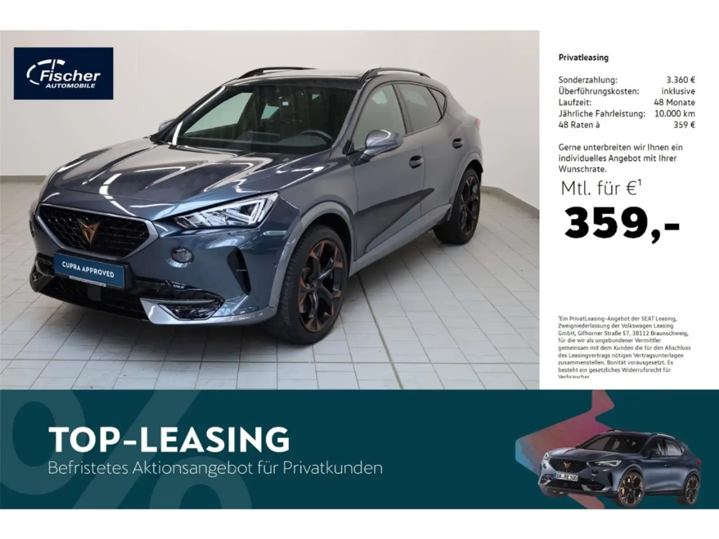 CUPRA Formentor 2.0 TSI 4Drive VZ Grau - 1