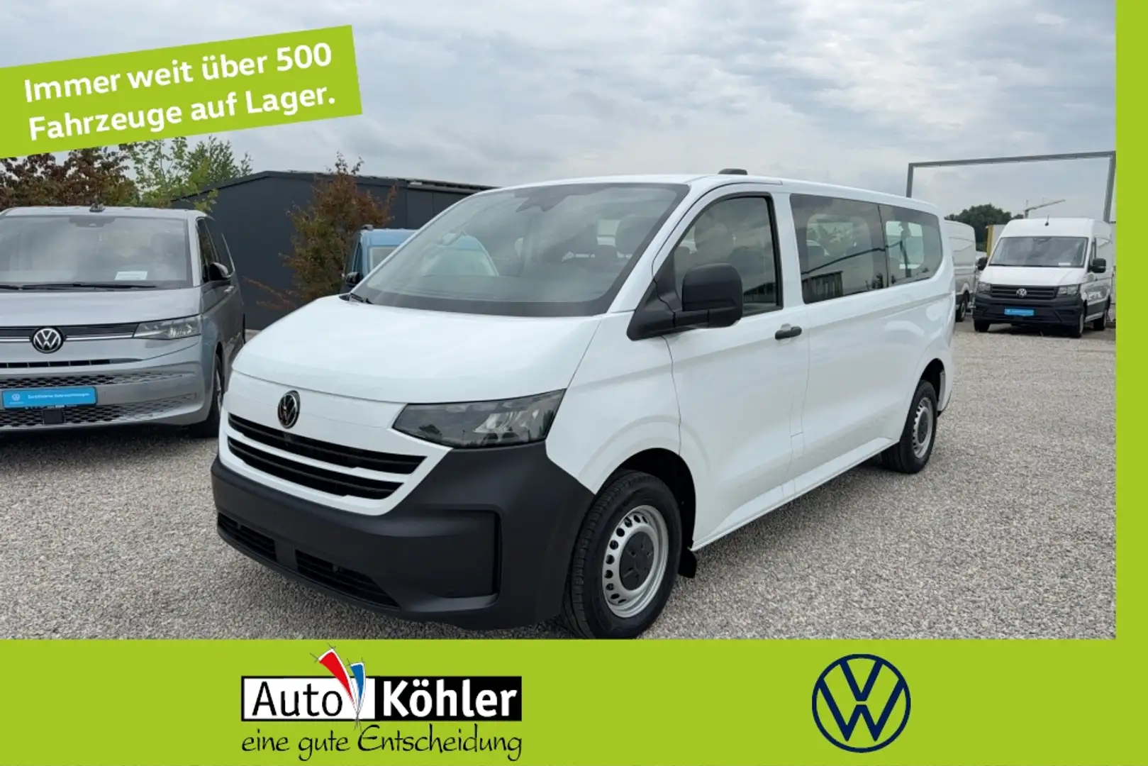 Volkswagen Transporter Kombi Motor: 2.0 l TDI 110 kW Getriebe: 8-Gang-Aut Blanco - 1