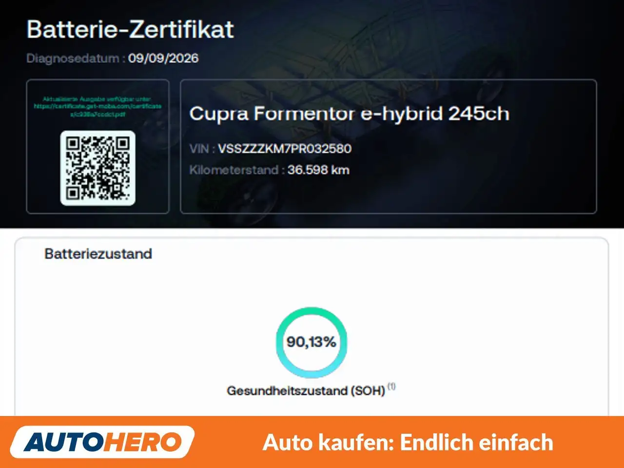 Cupra Formentor 1.4 e-HYBRID VZ, миниатюра 10