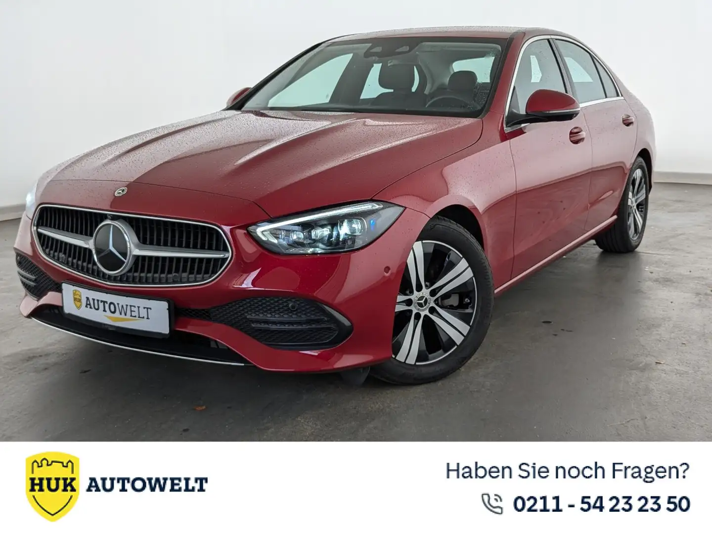Mercedes-Benz C 300 C 300 d Avantgarde (EURO 6d) LED+NAVI+HUD+ACC+ BC Rot - 1