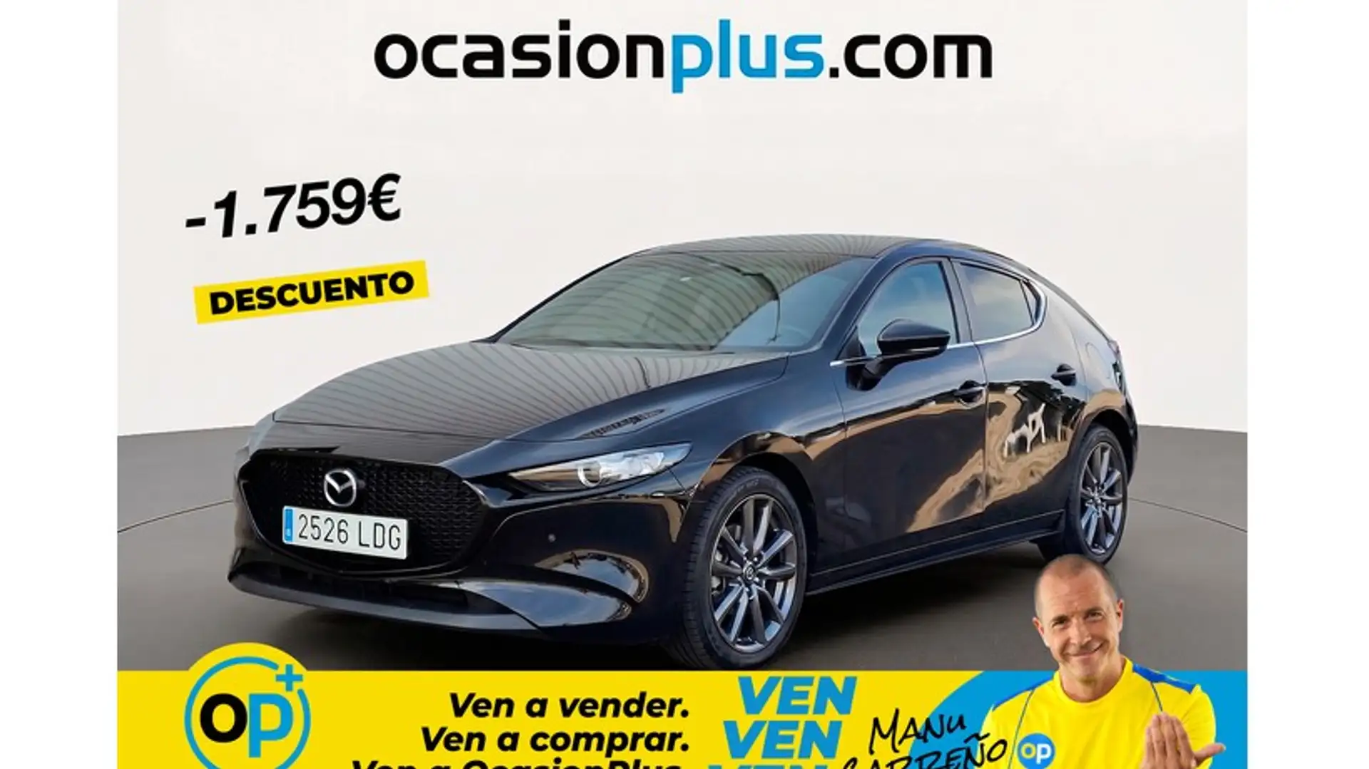 Mazda 3 2.0 e-Skyactiv-G Evolution 90kW Negro - 1