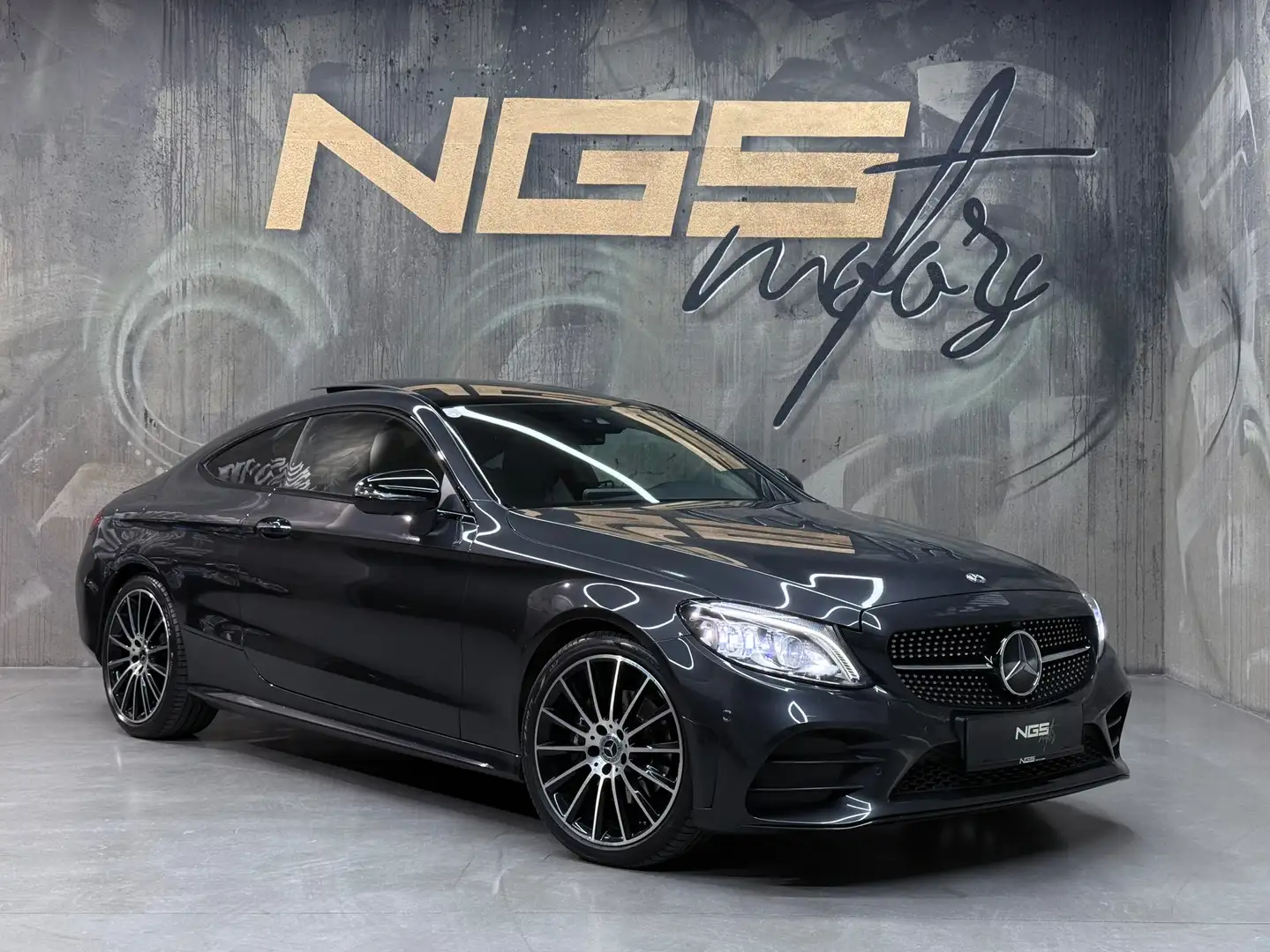 Mercedes-Benz C 200 AMG LINE BURMESTER PANORAMA DIGITALESCKP AMBIENTEB Grau - 2