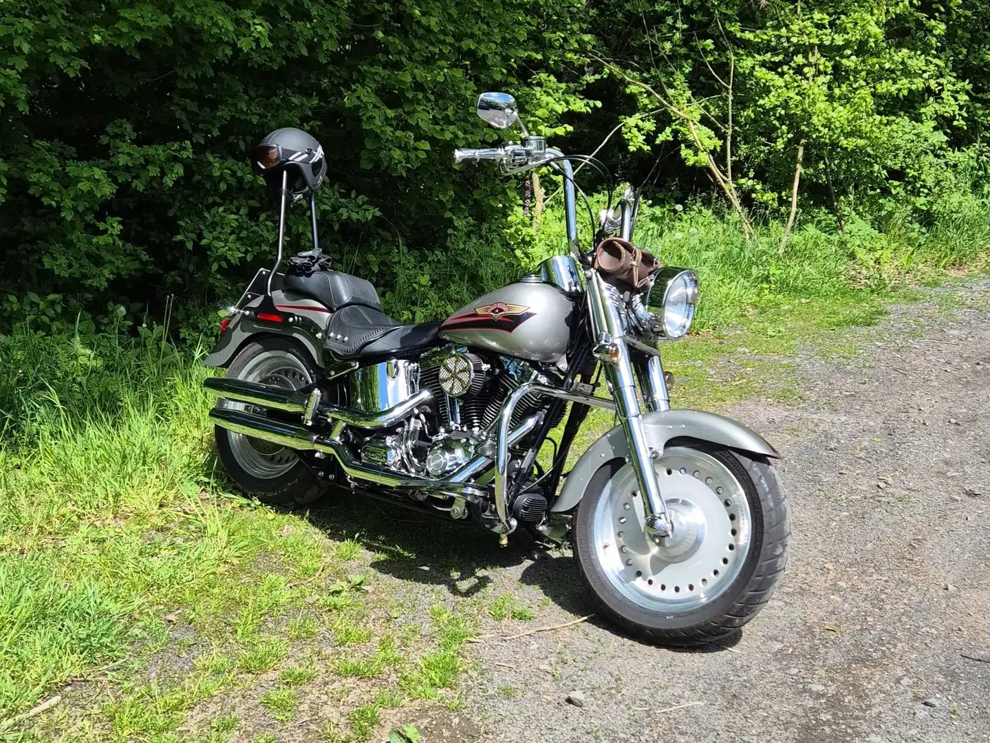 Harley-Davidson Fat Boy FLSTFI Plateado - 2