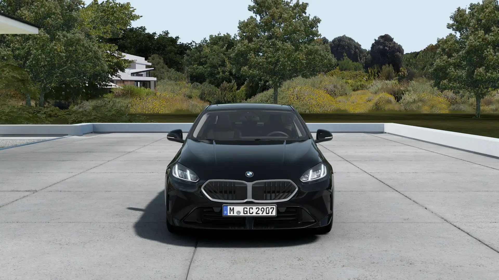 BMW 216 Gran Coupé Zwart - 1