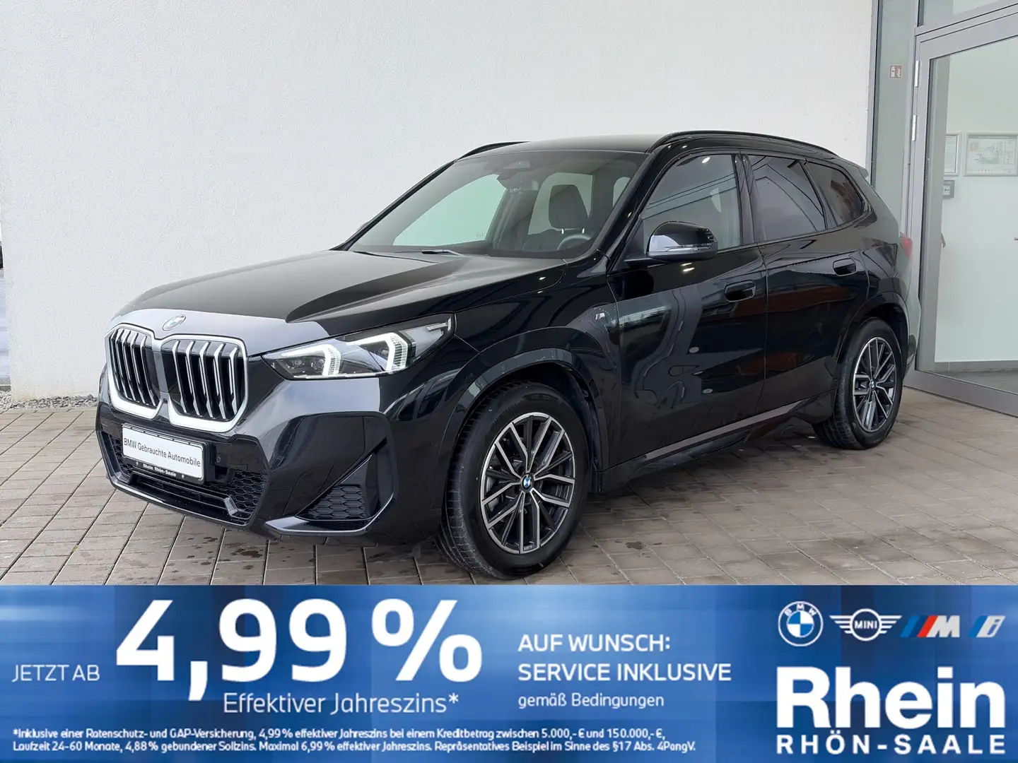 BMW X1 sDrive18i M Sportpaket LED.H/K.AHK.ParkA.Navi Schwarz - 1