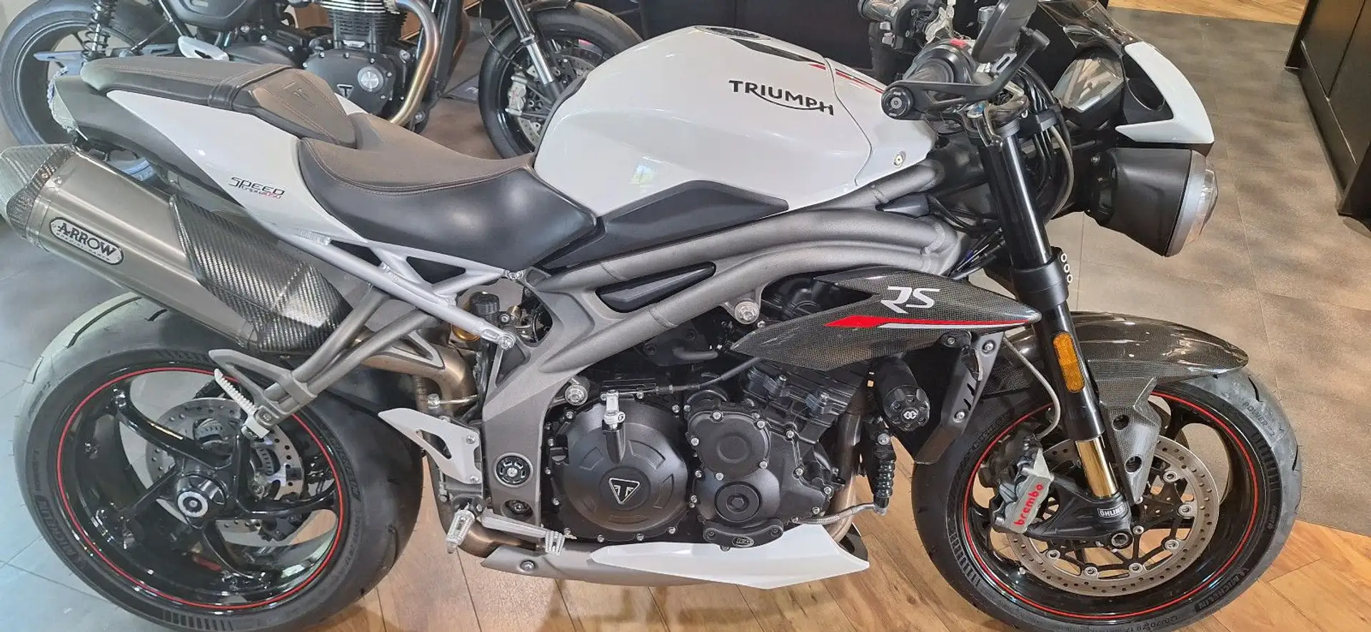 Triumph Speed Triple R S NEUZUGANG TOP ZUSTAND Weiß - 1