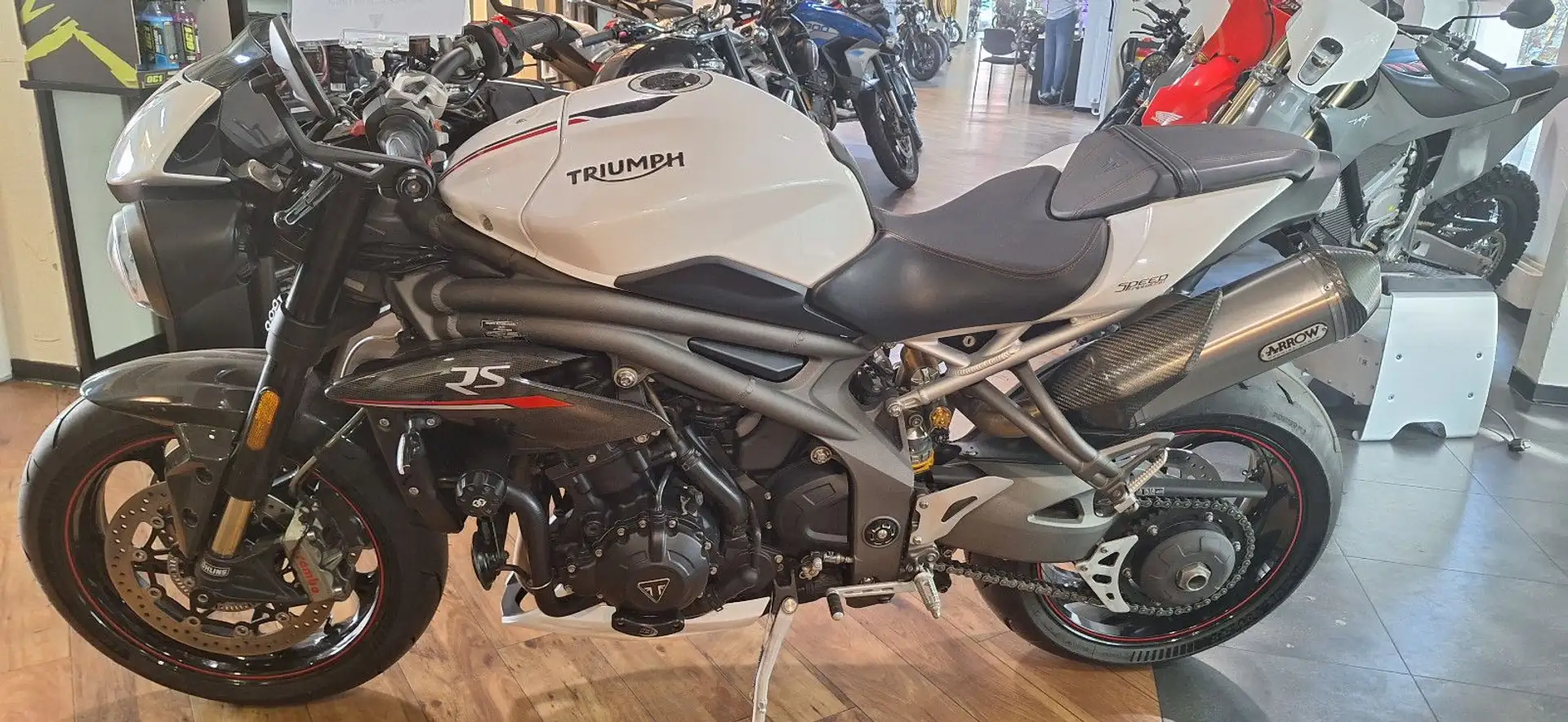 Triumph Speed Triple R S NEUZUGANG TOP ZUSTAND Weiß - 2