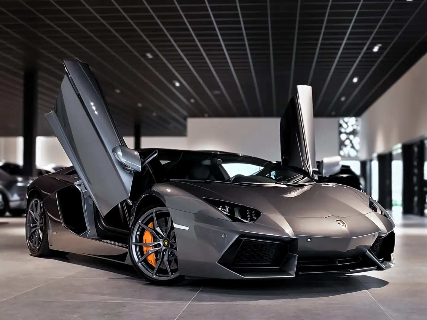 Lamborghini Aventador 6.5 V12 LP700-4 Roadster Szürke - 2