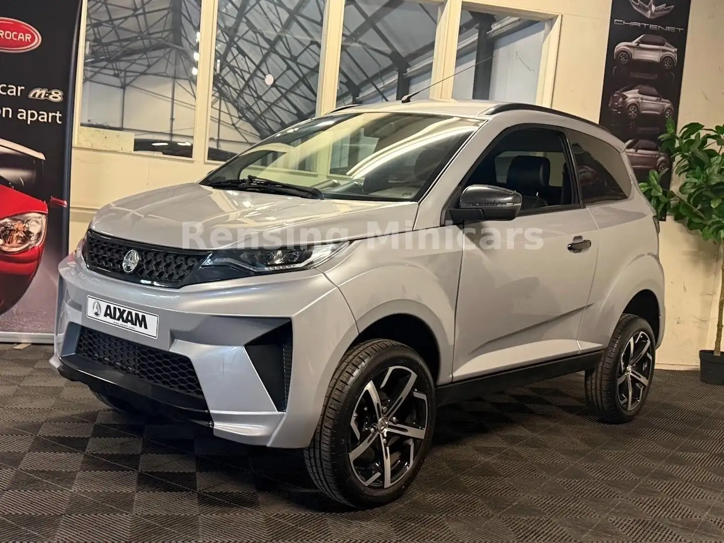 Aixam Crossover S10 Silber 2024 Mopedauto Microcar 45 Argent - 2