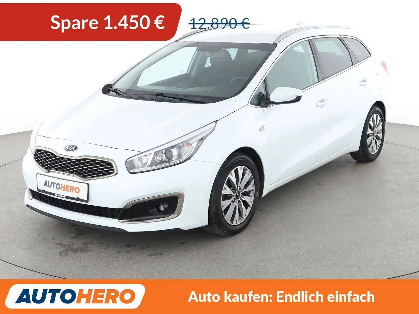 Kia Ceed / cee'd 1.6 GDI Dream-Team*NAVI*TEMPO*CAM*PDC*SHZ*KLIMA* Weiß - 1