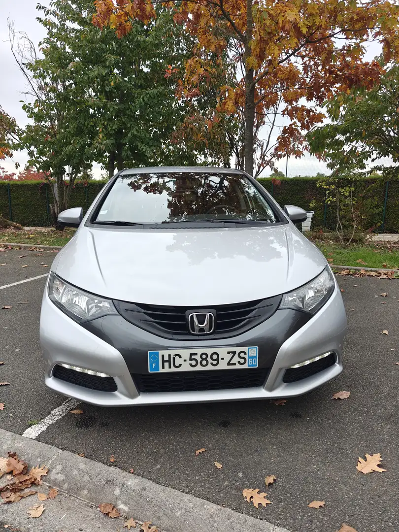 Honda Civic Civic 1.8 i-VTEC 142 Exclusive Navi AT Argent - 1