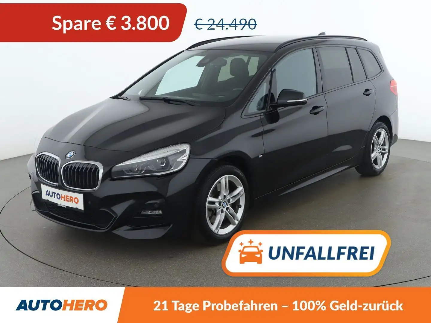 BMW 218 218d Gran Tourer xDrive M Sport Aut. *LED*HUD*CAM* Schwarz - 1