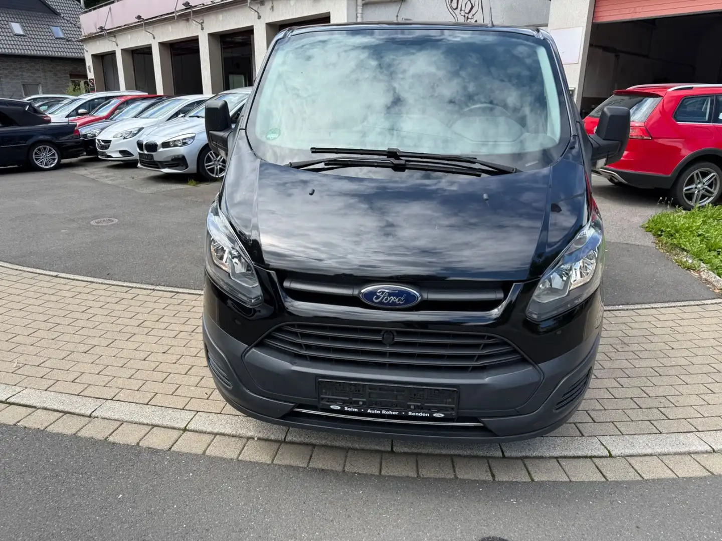 Ford Transit Custom Kasten 270 L1 Klima ,AHK, 77 TKM. Schwarz - 2