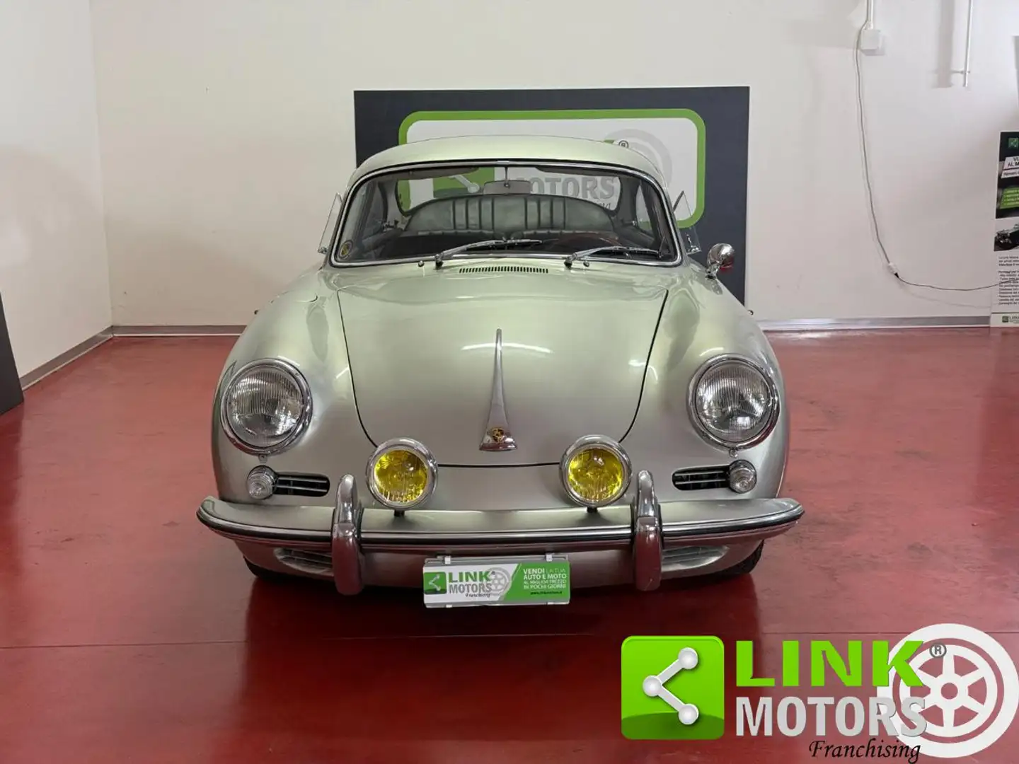 Porsche 356 C 1600 SUPER MOTORE SC 95 CV Argent - 2