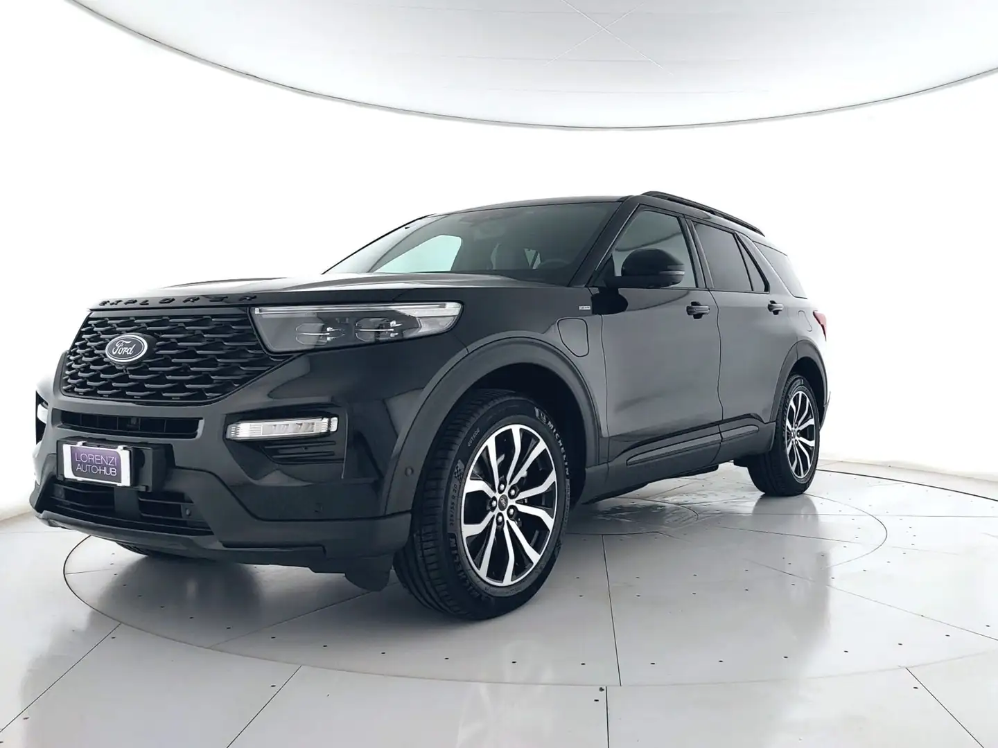 Ford Explorer 3.0 phev ST-Line awd CAMERA 360+TETTO PANO APR.+AC Nero - 2