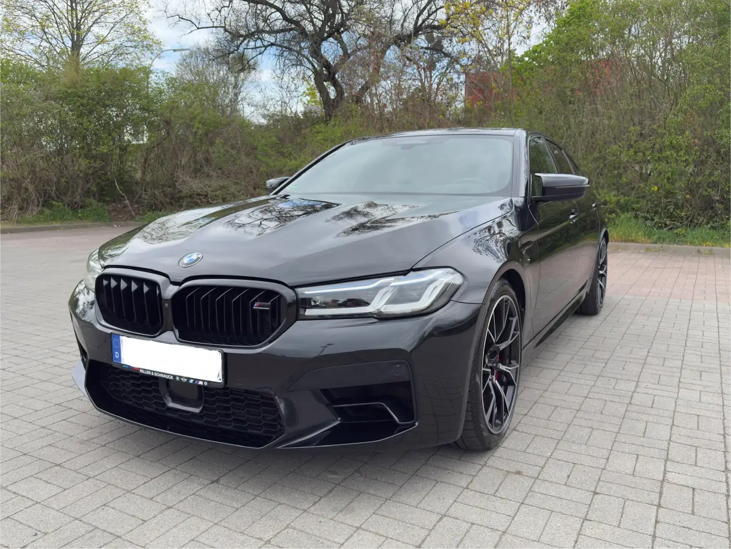 BMW M5 Competition B&W, M-Drivers,Garantie,Mwst.ausweis. Negro - 2