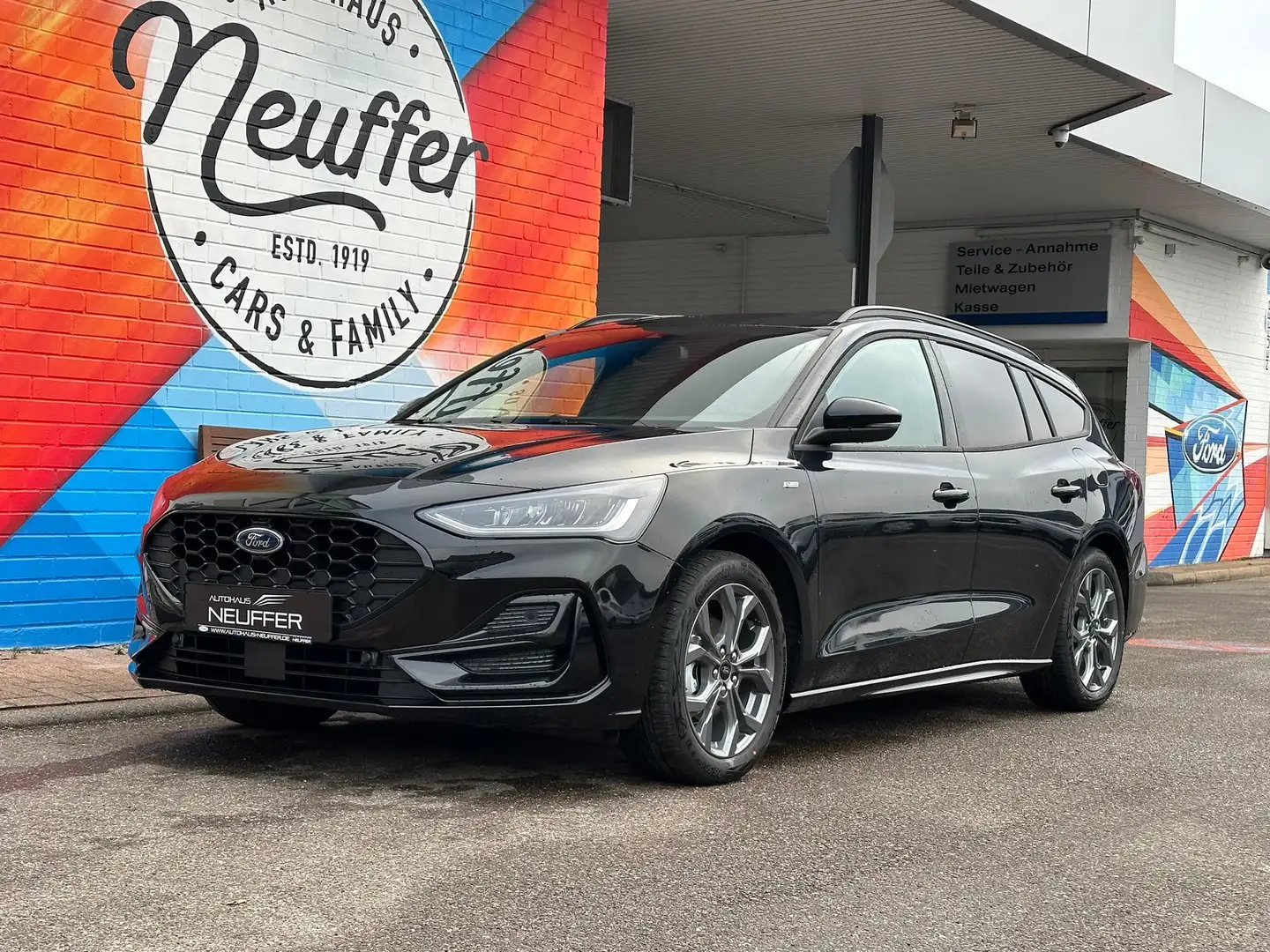 Ford Focus Turnier ST-Line X MHEV/Automatik/LED/ACC/Garantie Schwarz - 1
