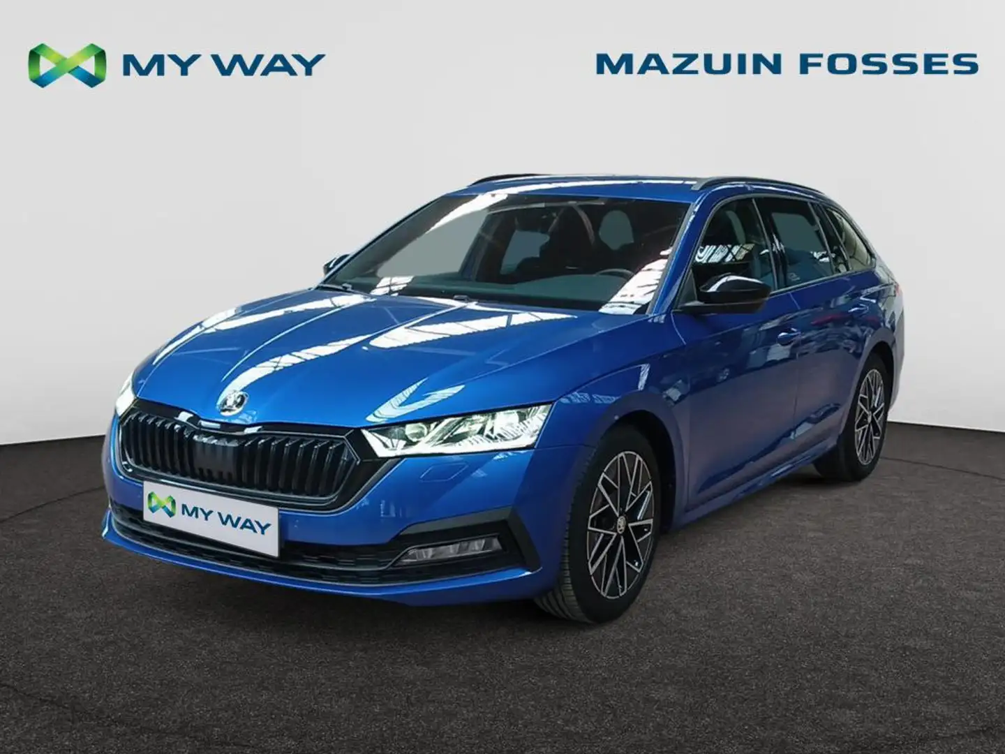 Skoda Octavia Octavia Combi Clever+ 2.0 TDI 110kW (150ch) DSG7 Blau - 1