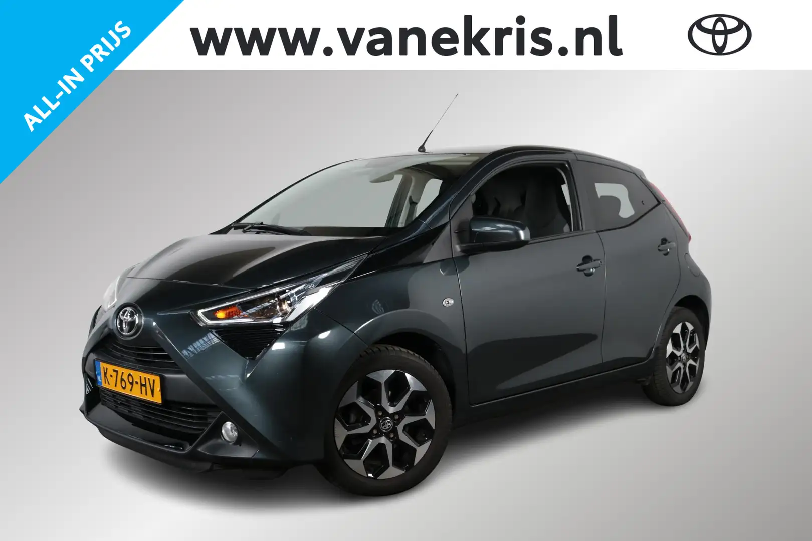 Toyota Aygo 1.0 VVT-i x-joy, Origineel NL, 1e eigenaar, DAB , Grigio - 1