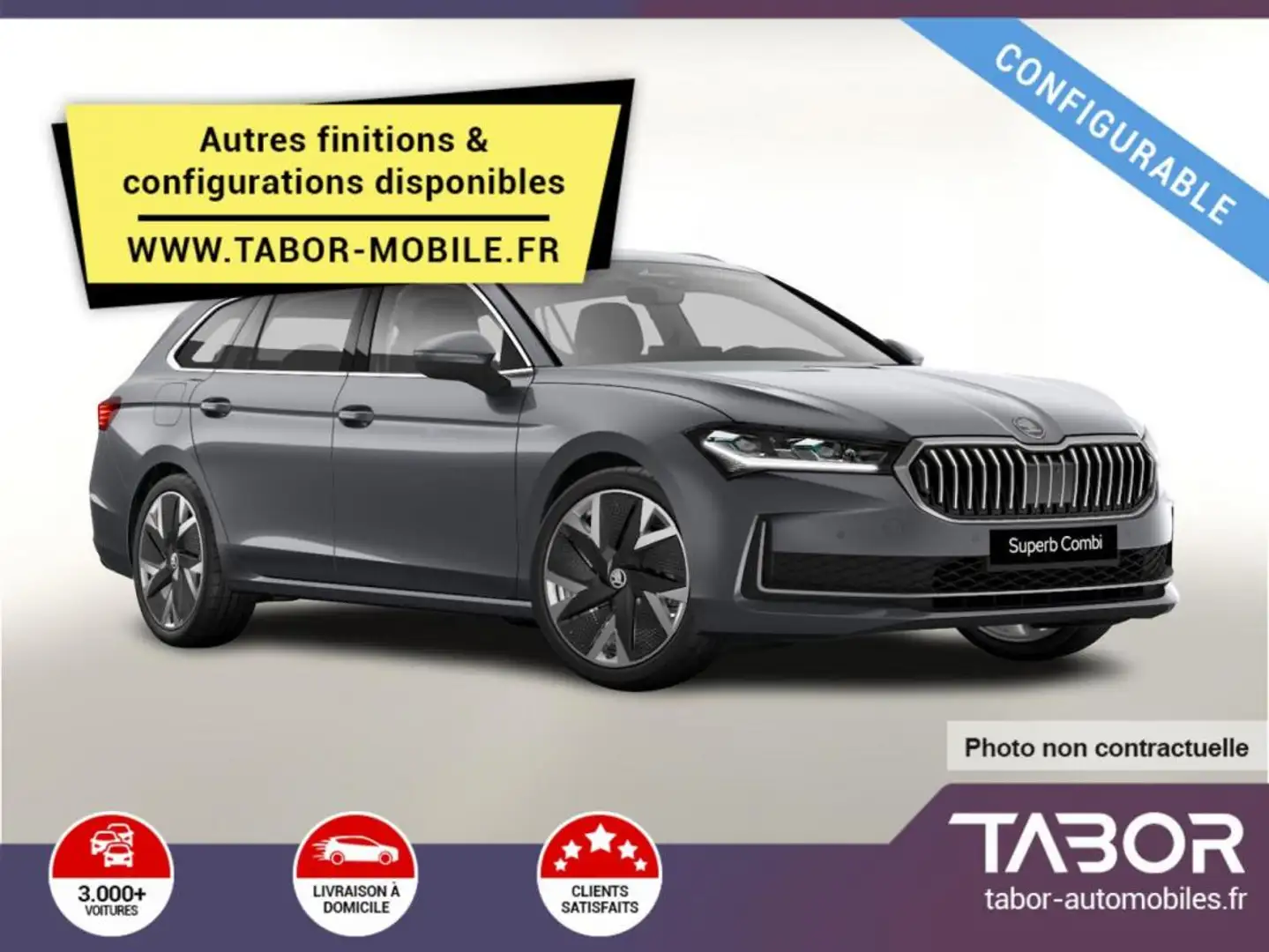 Skoda Superb Combi 2.0 TDI 150 DSG Selection Bleu - 1