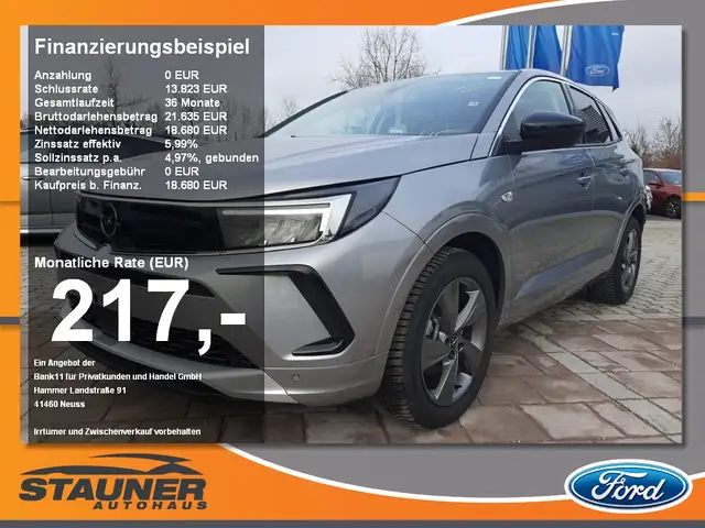 Opel Grandland 1.2 Turbo Elegance Kamera DAB Apple Ca