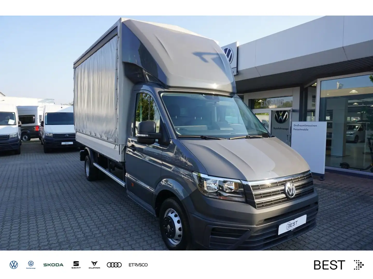 Volkswagen Crafter 50 Pritsche+Plane 2.0 TDI NAVI*GRA* Gris - 1