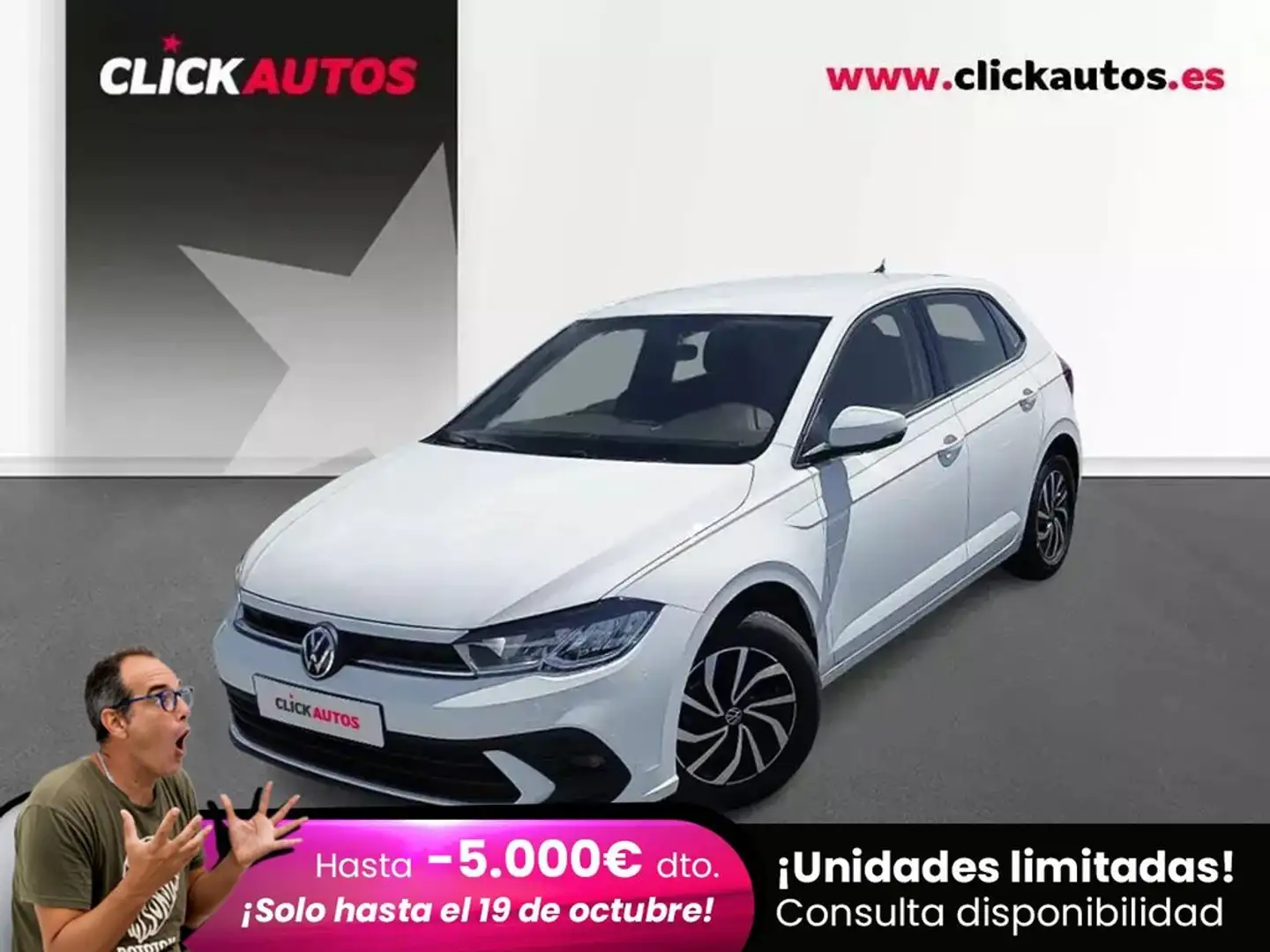 Volkswagen Polo 1.0 TSI 95CV Connect Blanco - 1