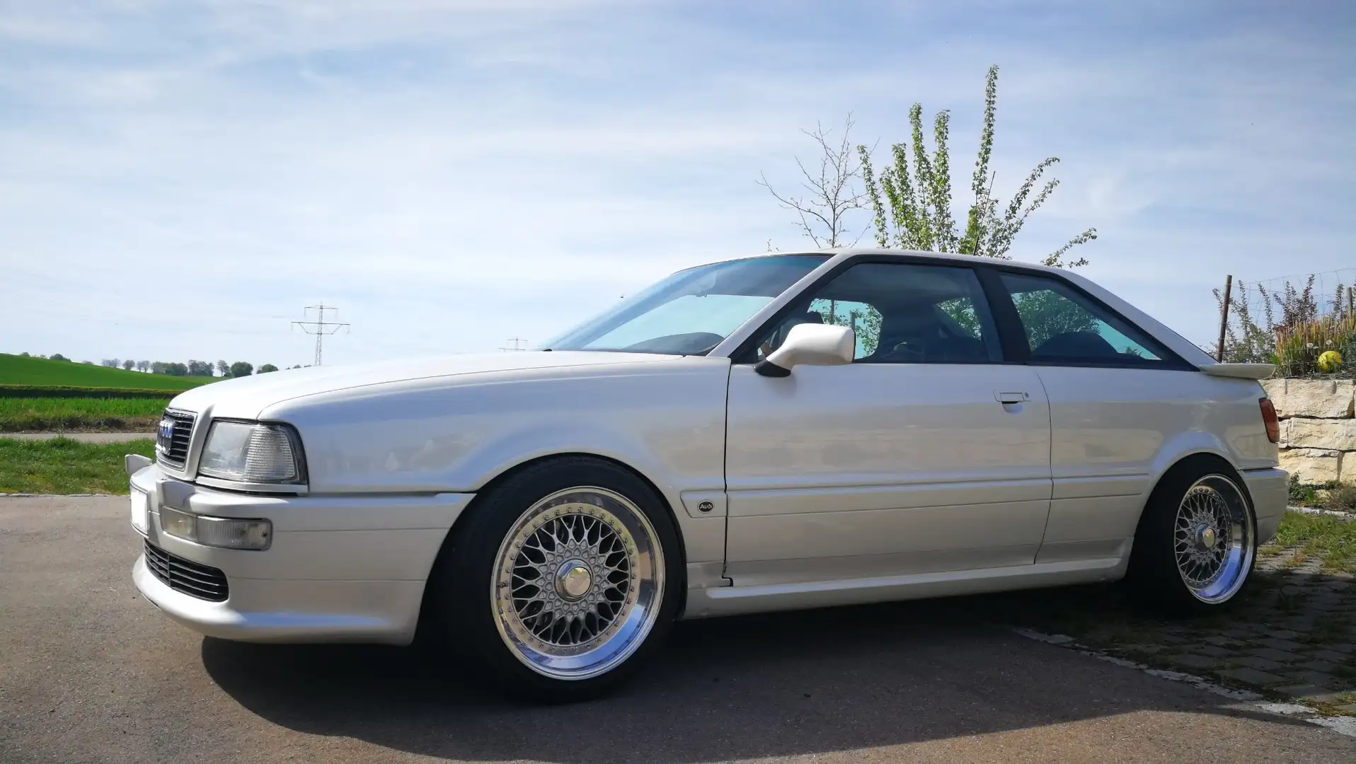 Audi S2 Coupé Typ 89 Q Biały - 2