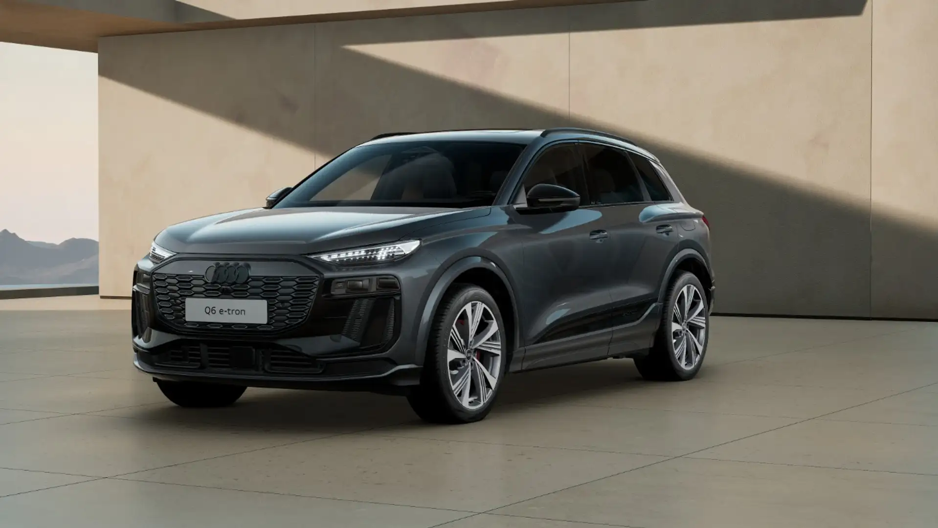 Audi Q6 e-tron S line e-tron quattro 285 kW 360° AHK Pano Grau - 2