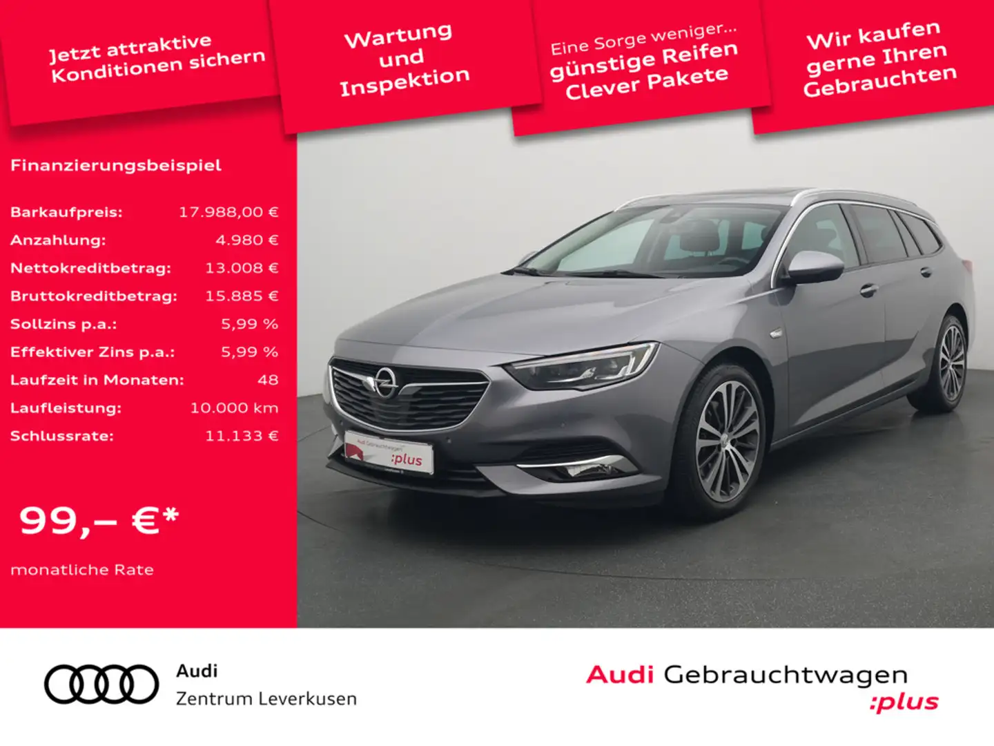 Opel Insignia AHK MATRIX PANO HUD KAM SHZ Schwarz - 1