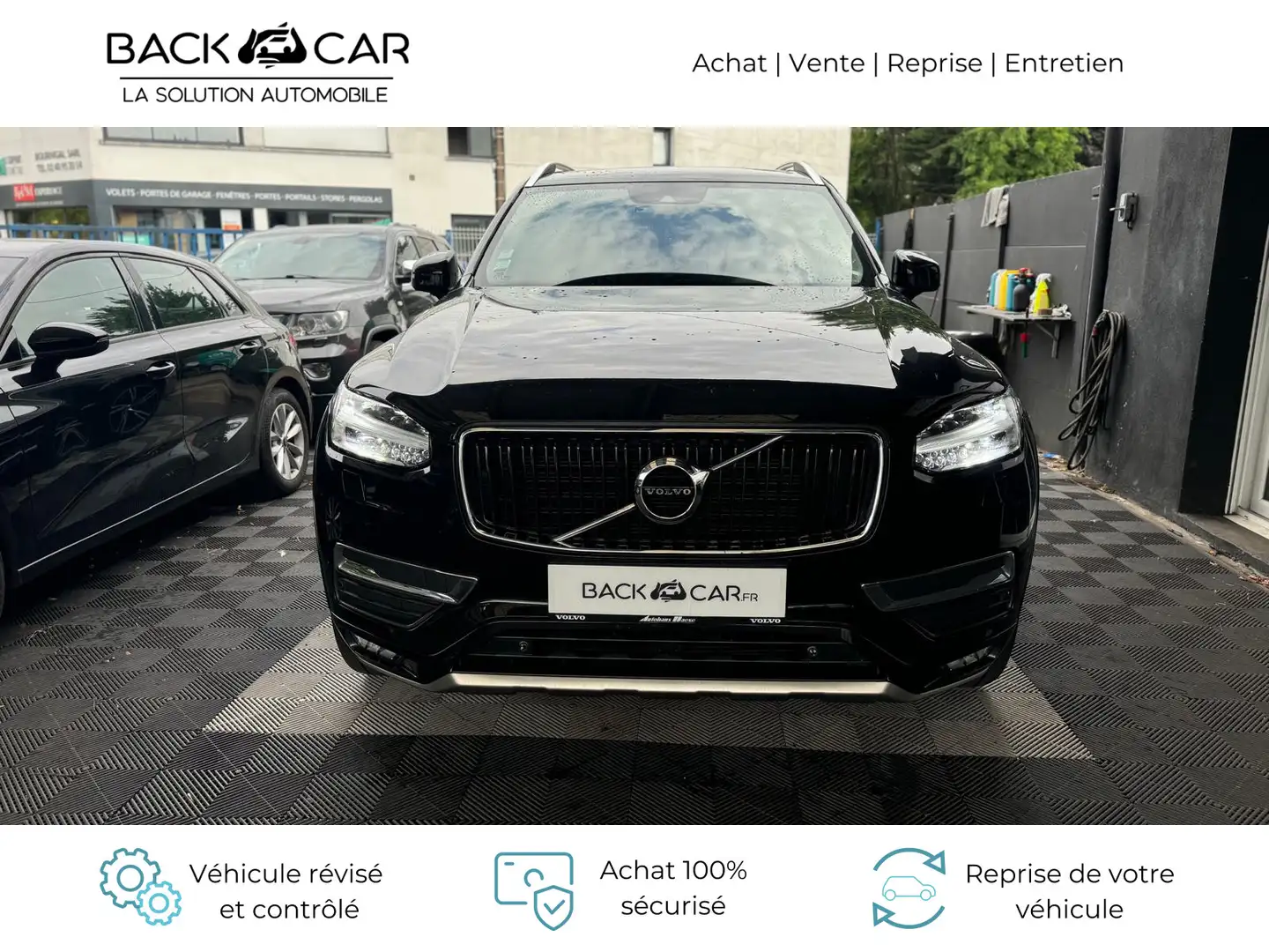 Volvo XC90 D5 AWD 225 Momentum Geartronic A 7pl Nero - 2
