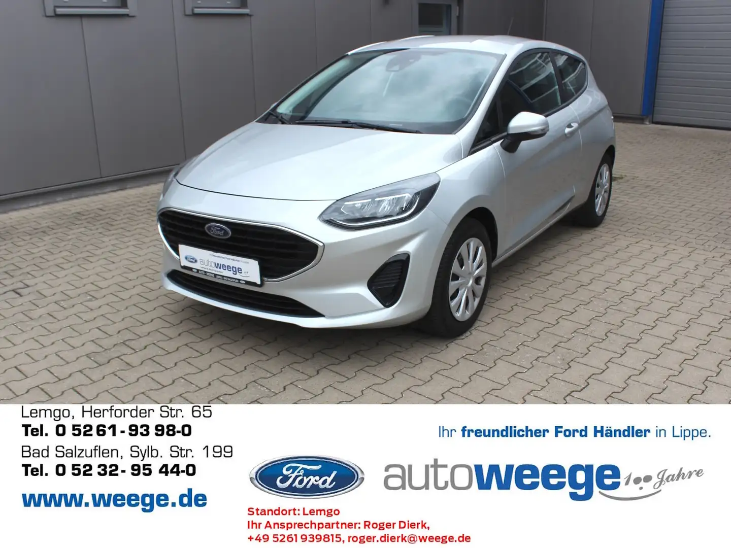 Ford Fiesta Cool & Connect 1,0 EcoBoost Argento - 1