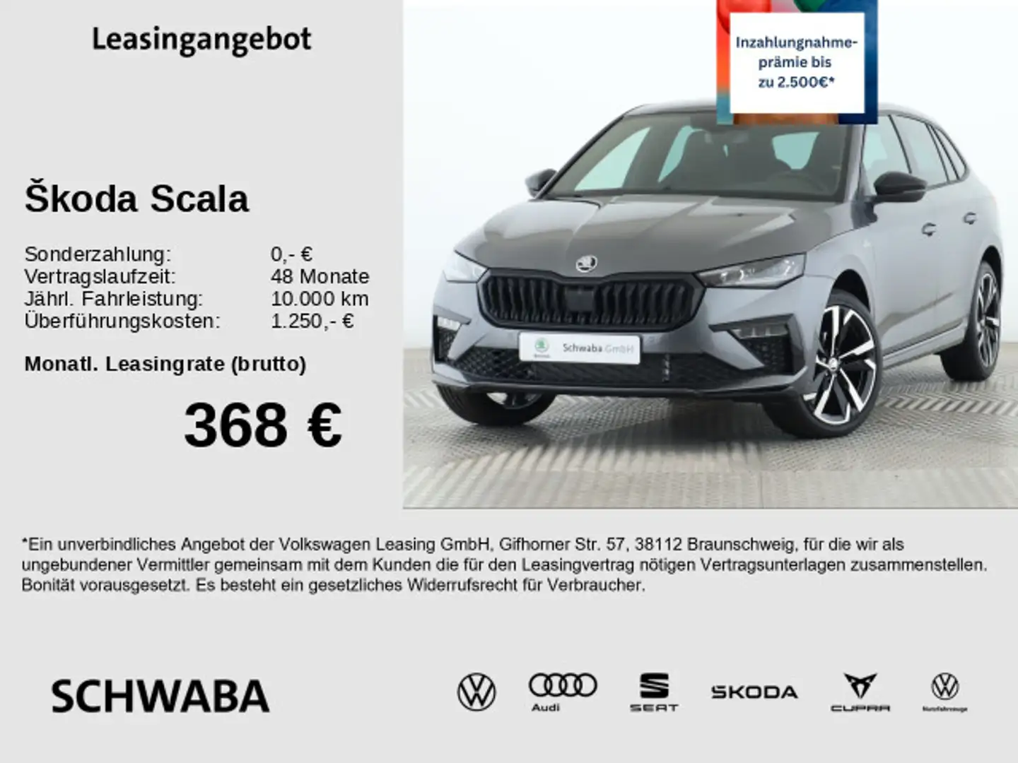 Skoda Scala Monte Carlo 1,5 TSI *MATRIX*AHK*ACC*PANO* Šedá - 1