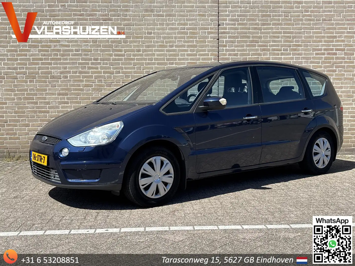 Ford S-Max 2.0 Titanium | Climate | Cruise | Navi | PDC | Blauw - 1