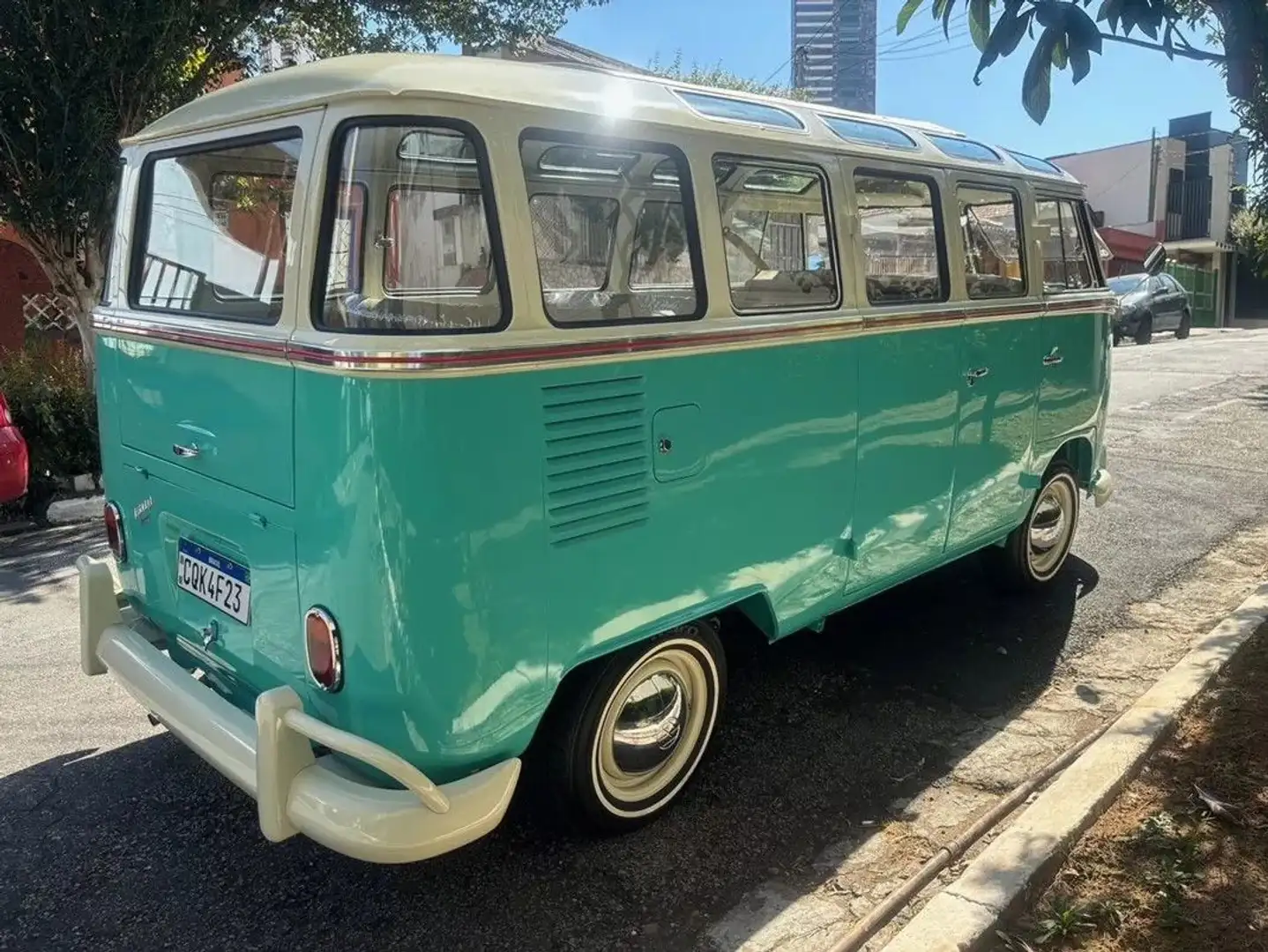 Volkswagen T1 T1 Replica Samba 23 Fenêtres Verde - 2