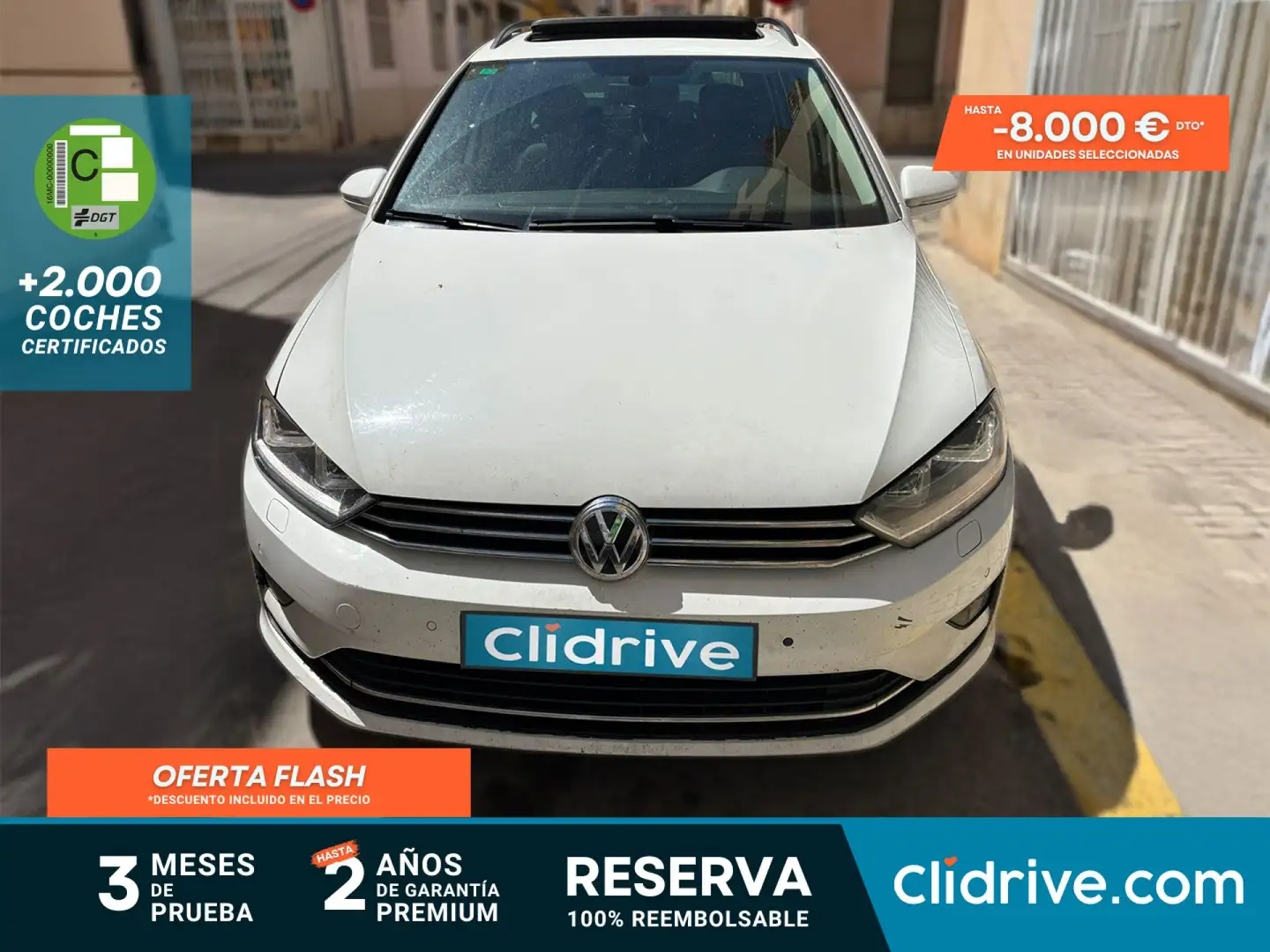 Volkswagen Golf Sportsvan 2.0TDI CR Sport 110kW Blanco - 1