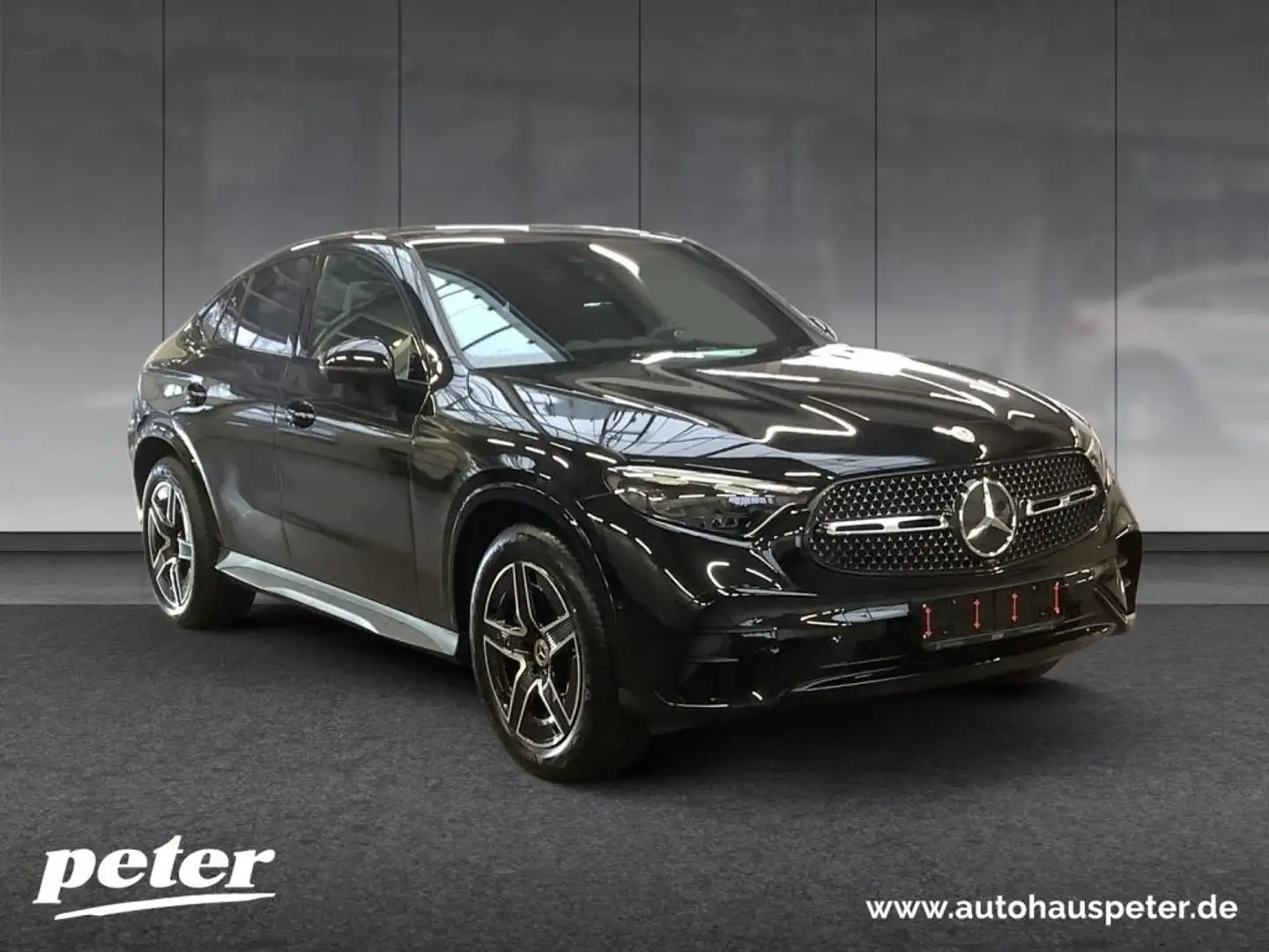 Mercedes-Benz GLC 300 d 4MATIC Coupé AMG+NIGHT+19"+KEYLESS+AHV Zwart - 2