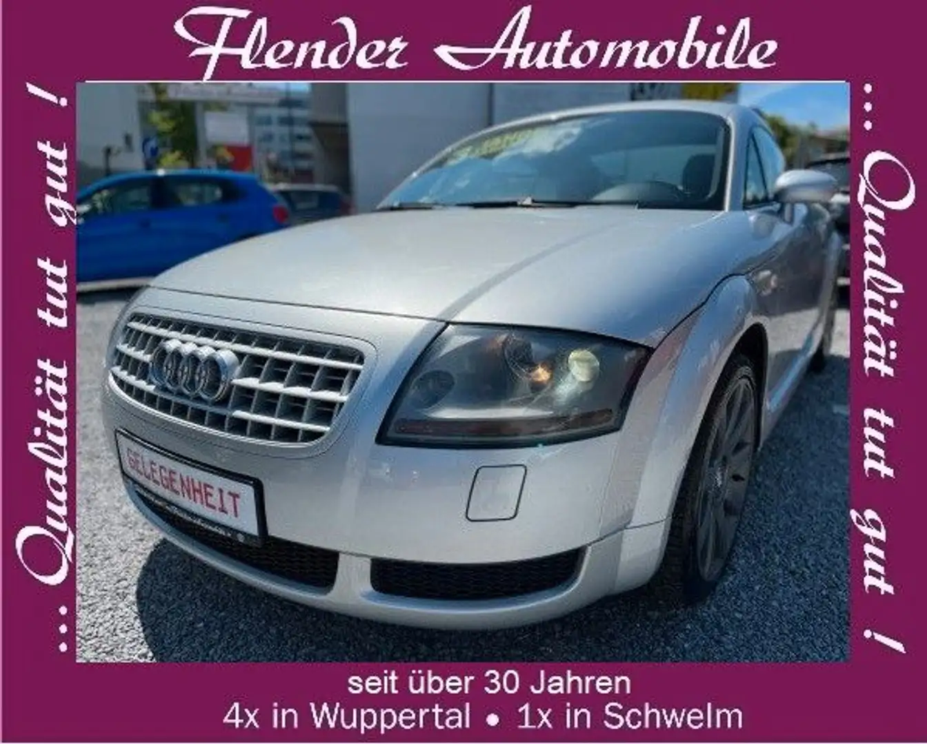 Audi TT 1.8 T Coupe S-line inkl. 3 Jahre Hausgarantie Silber - 1