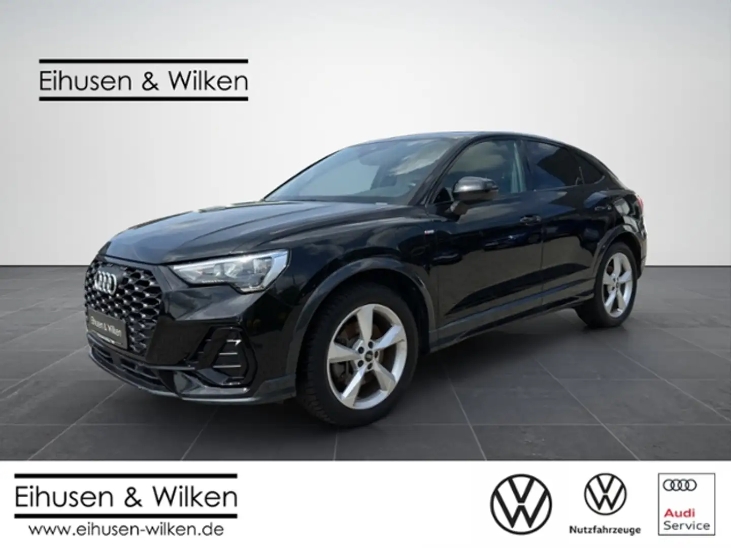 Audi Q3 Sportback 45+TFSI e+S-LINE+OPTIK SCHWARZ+AHK+ Schwarz - 1