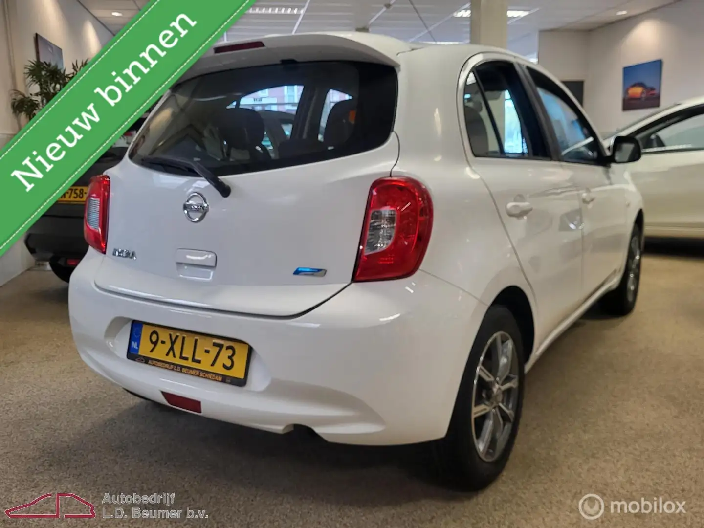 Nissan Micra 1.2 Acenta *NL, 76.455 NAP, CRUISE, RIJKLAARPRIJS* Wit - 2