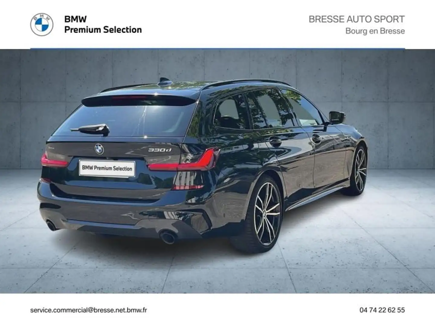 BMW 330 330dA MH xDrive 286ch M Sport 17cv Noir - 2