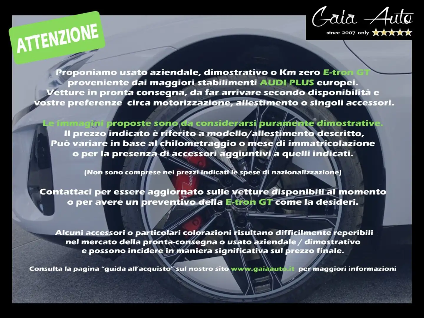 Audi e-tron GT Quattro 476CV (diverse disponibilità) Bianco - 2