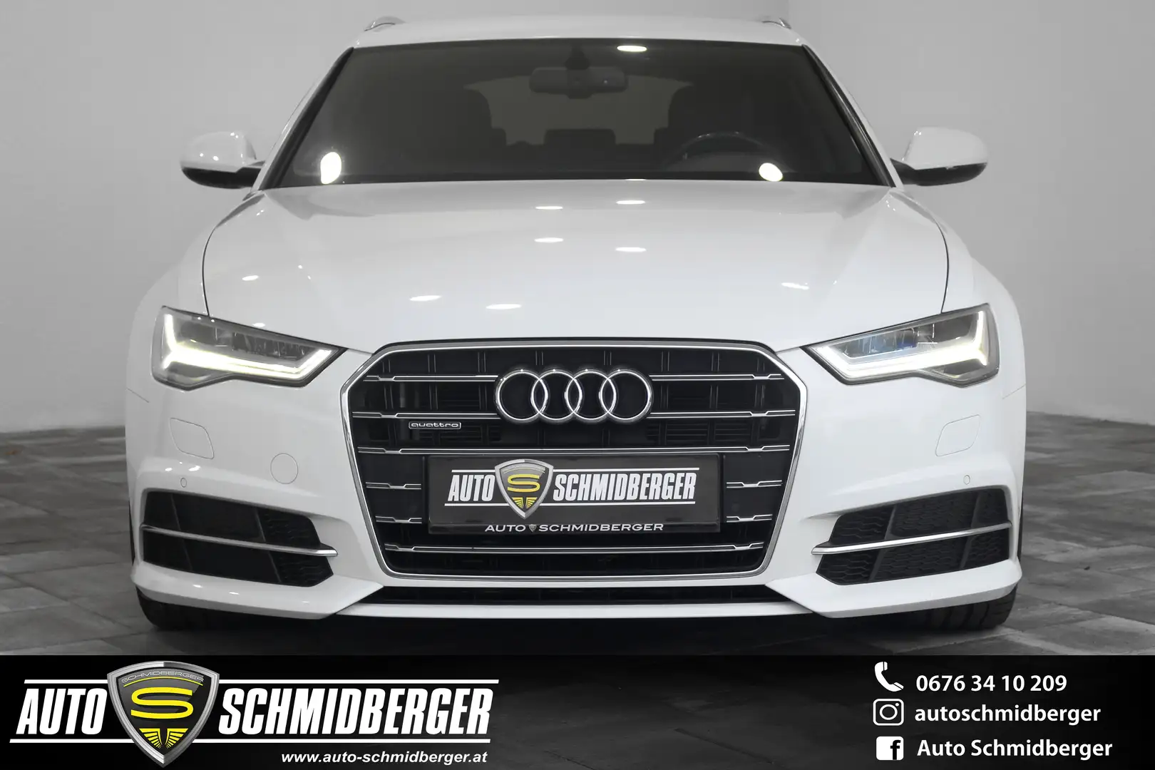 Audi A6 2.0 TDI quattro*S-LINE*AHK*VOLL-LED* Weiß - 2