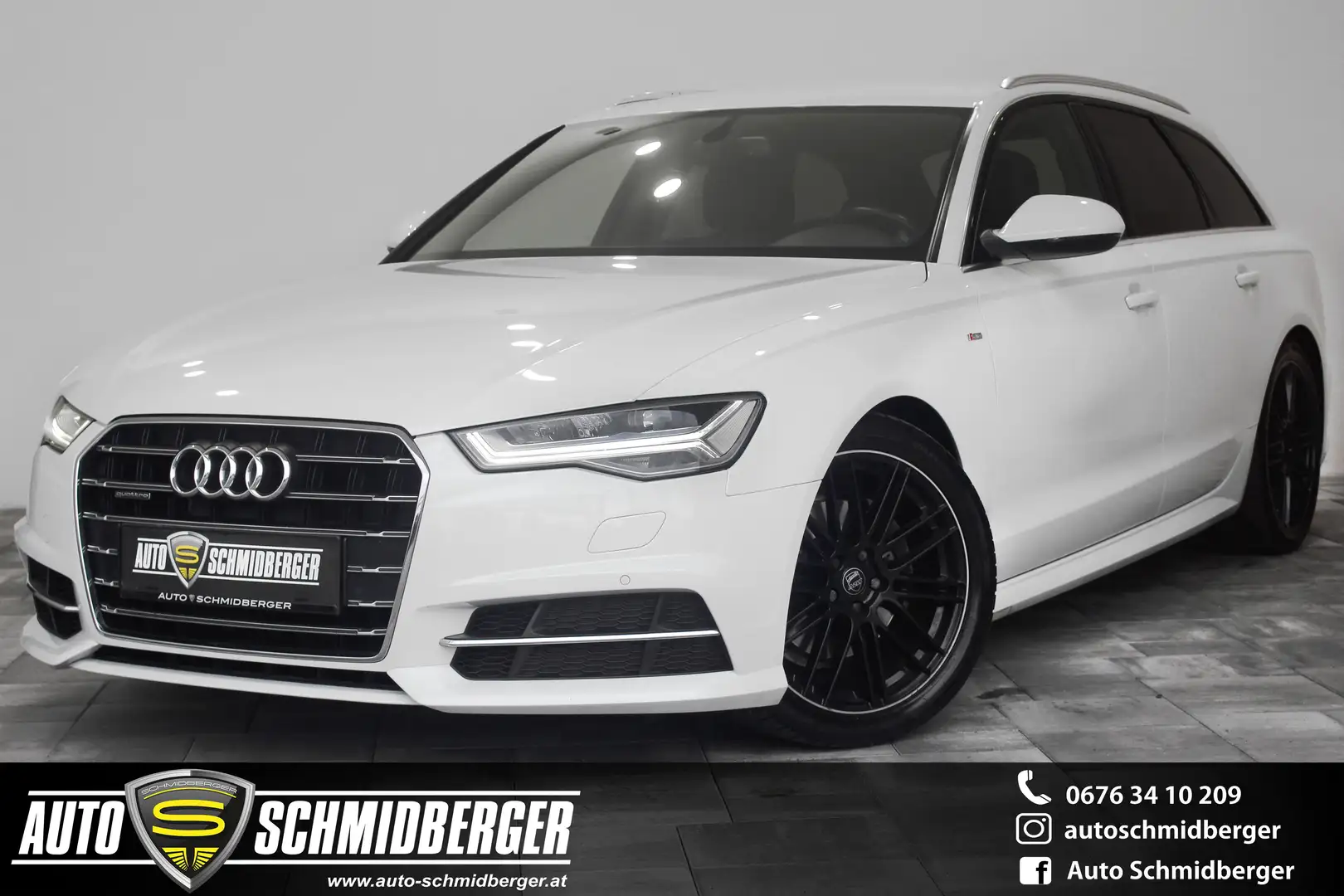 Audi A6 2.0 TDI quattro*S-LINE*AHK*VOLL-LED* Weiß - 1
